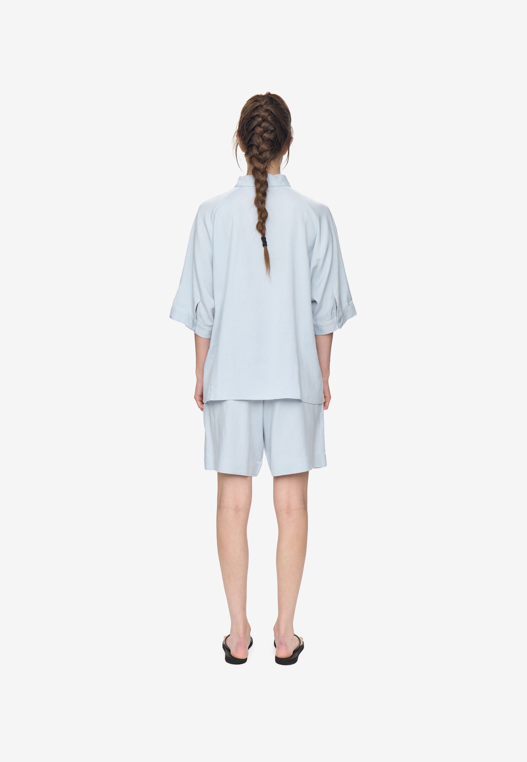 minimum female Abby wide ss shirt 3069 Short Sleeved Shirt 1449 Xenon Blue