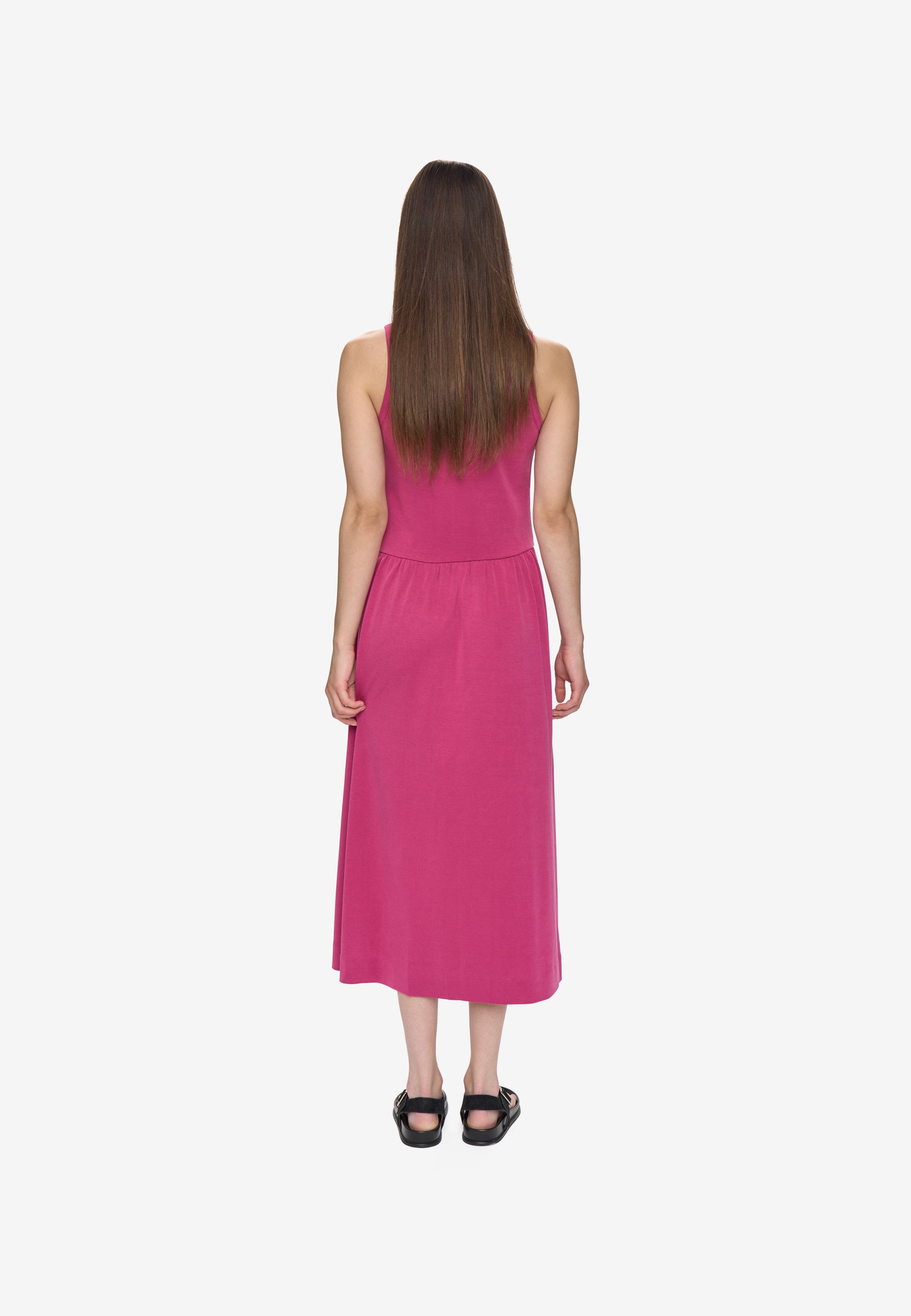 minimum female Aya midi dress 4266 Midi Dress 2434 Festival Fuchsia