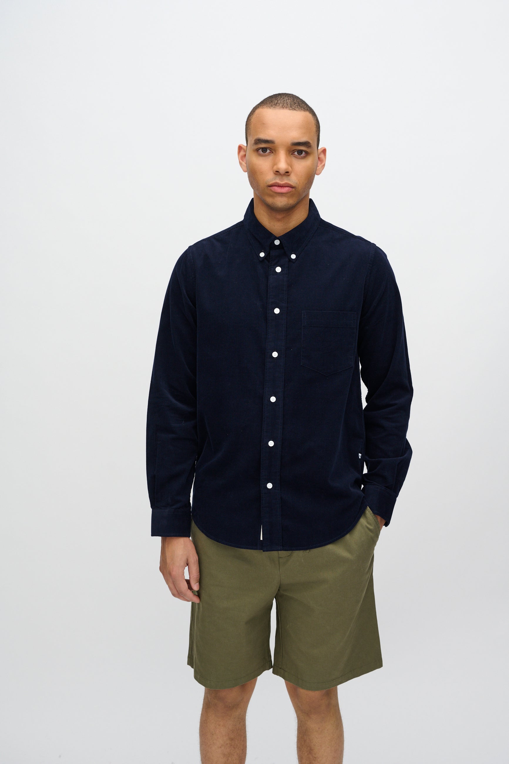 minimum male Colt long sleeved shirt 3758 Long Sleeved Shirt 687 Navy Blazer