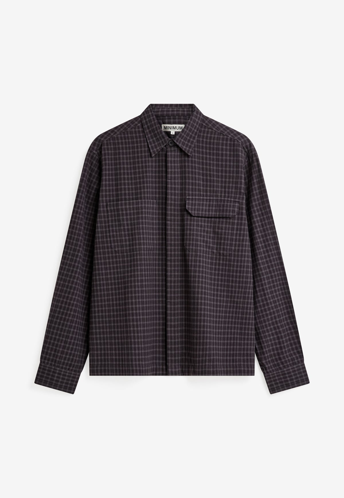 minimum male Fletcher rlx shirt 4849 Overshirt 999 Black
