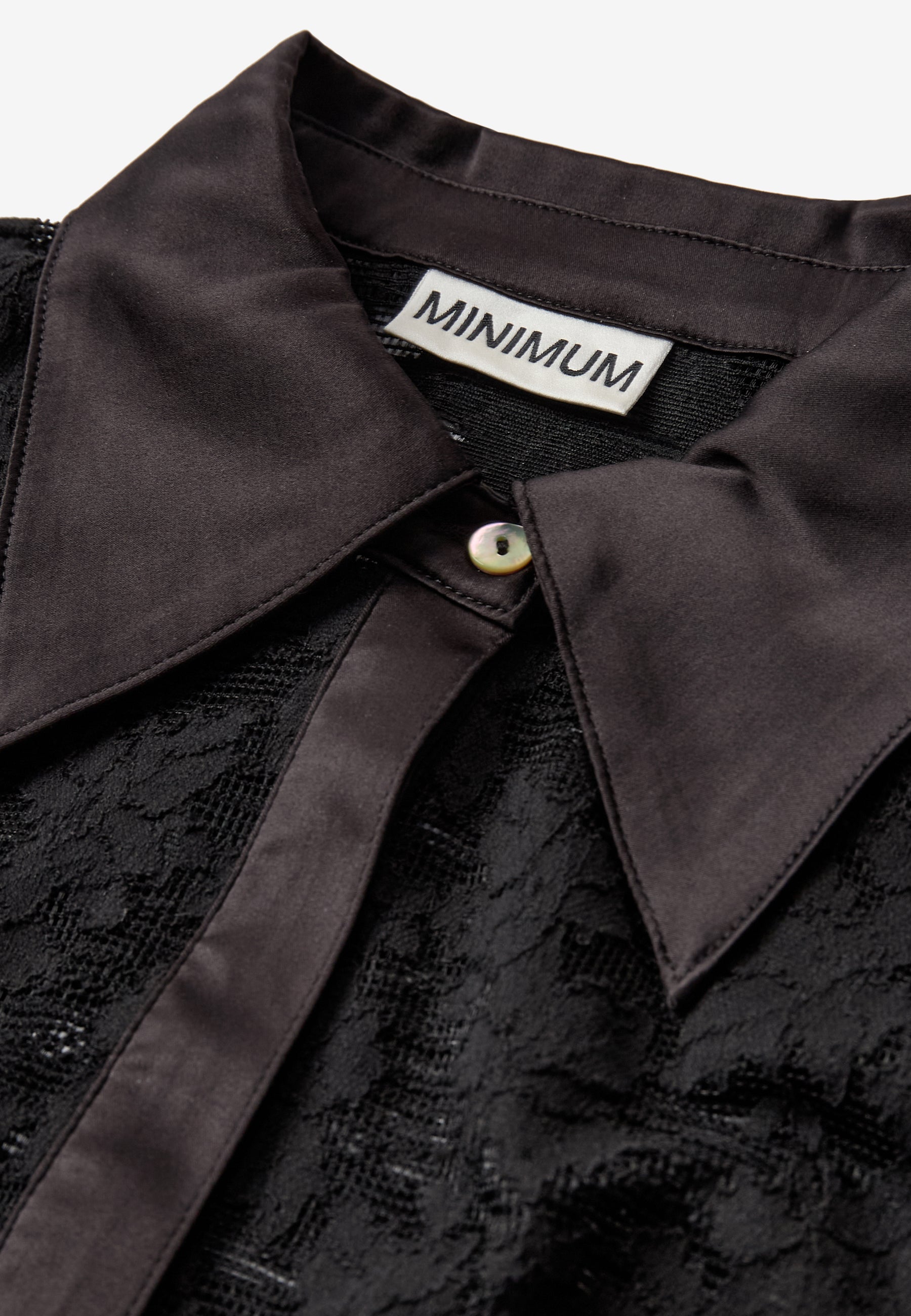 minimum female Gry ls shirt 4760 Long Sleeved Shirt 999 Black