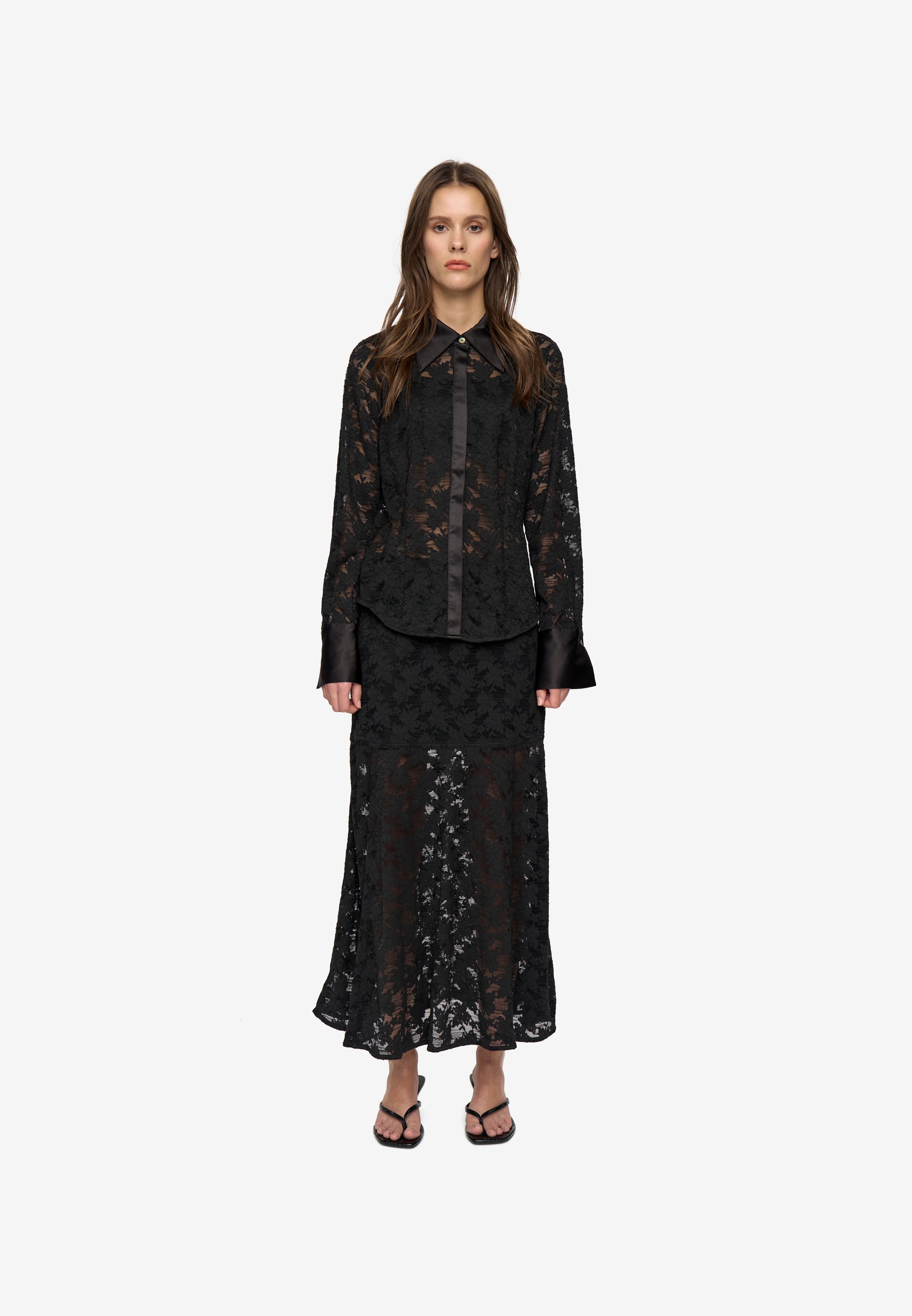 minimum female Gry ls shirt 4760 Long Sleeved Shirt 999 Black