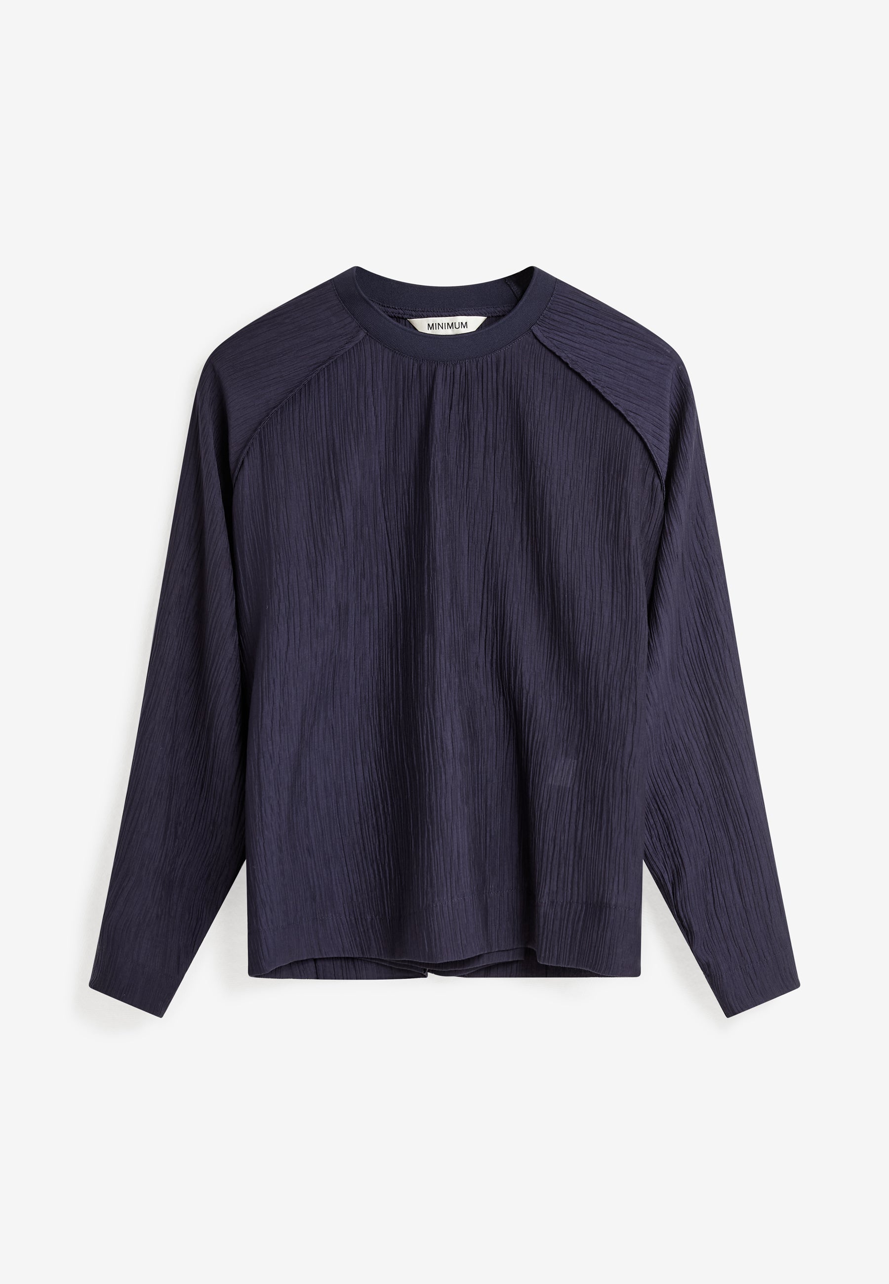 minimum female Kaisa ls blouse 4587 Long Sleeved Blouse 3922 Sky Captain