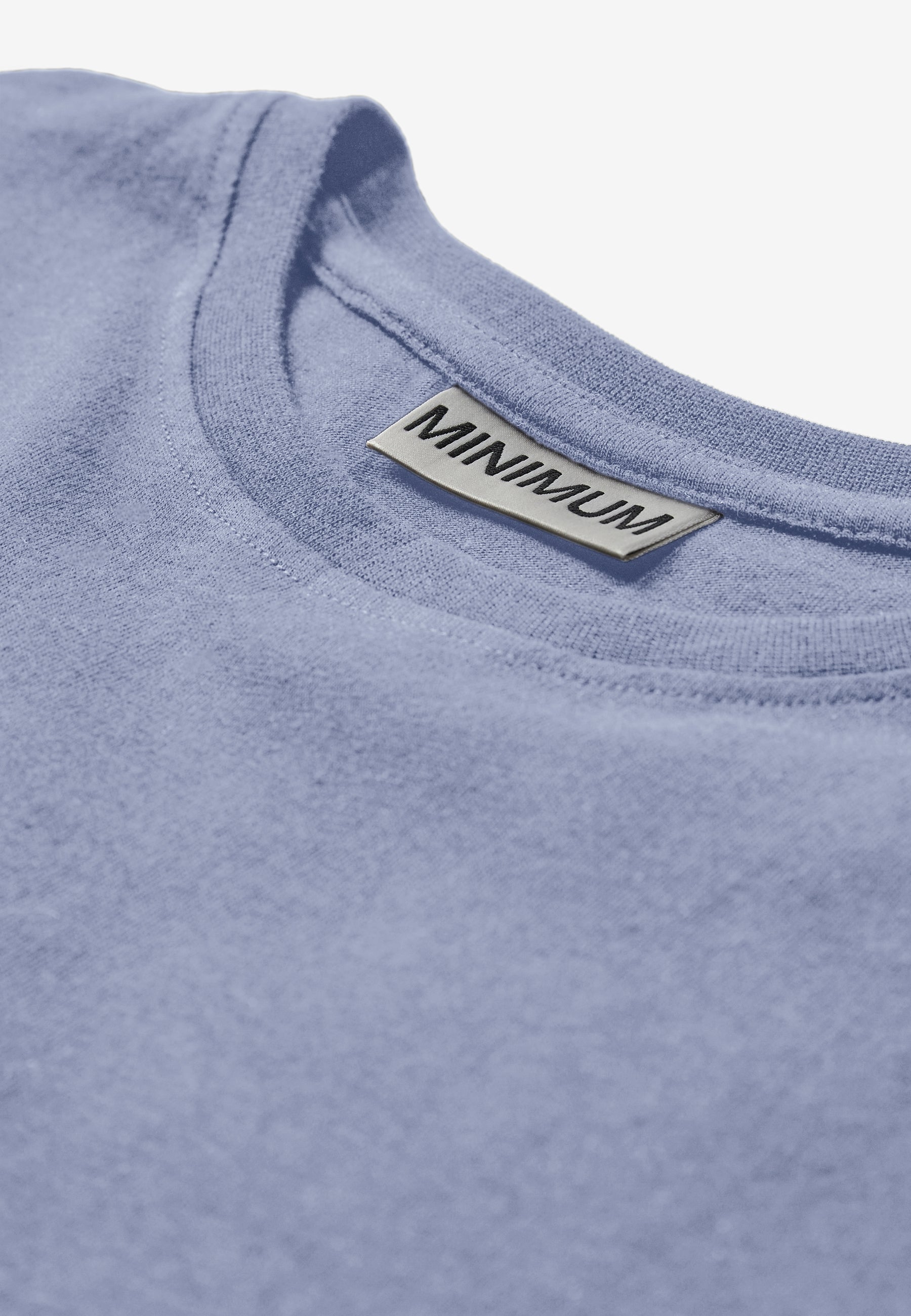 minimum female Lilou ss t-shirt G029 GOTS Short Sleeved T-shirt 1449 Xenon Blue