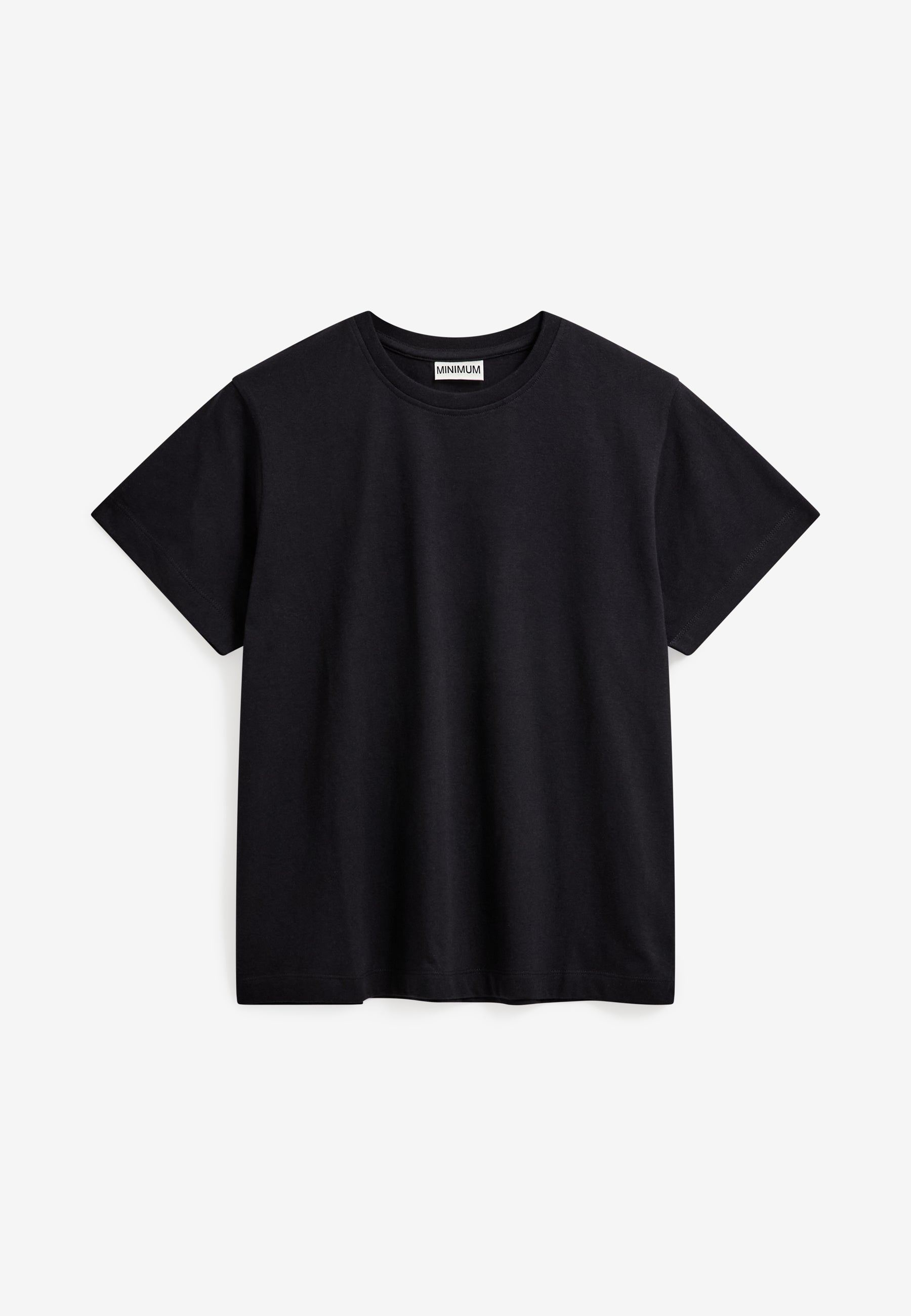 minimum female Lilou ss t-shirt G029 GOTS Short Sleeved T-shirt 999 Black