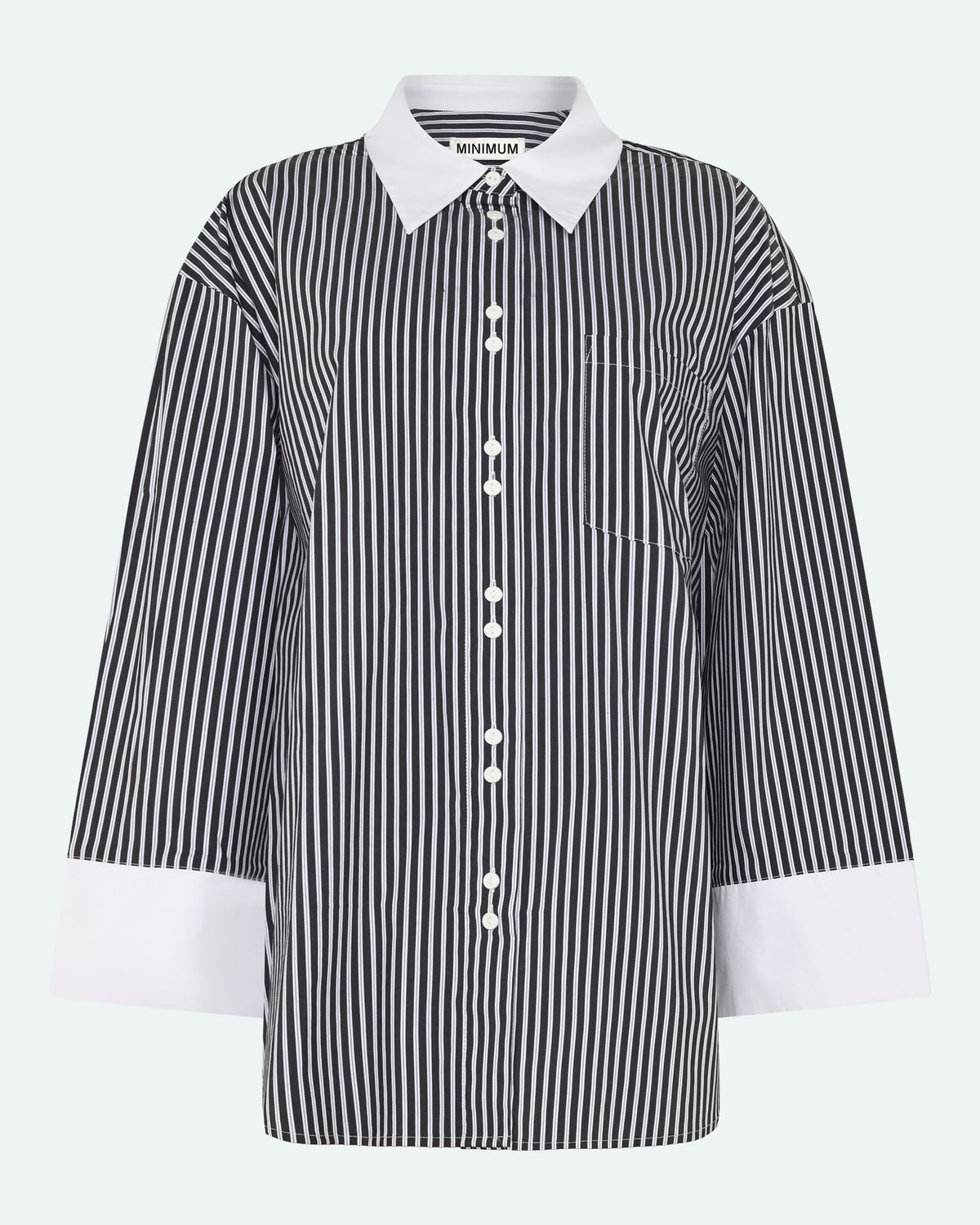 minimum female Maisy shirt 4355 Long Sleeved Shirt 999 Black