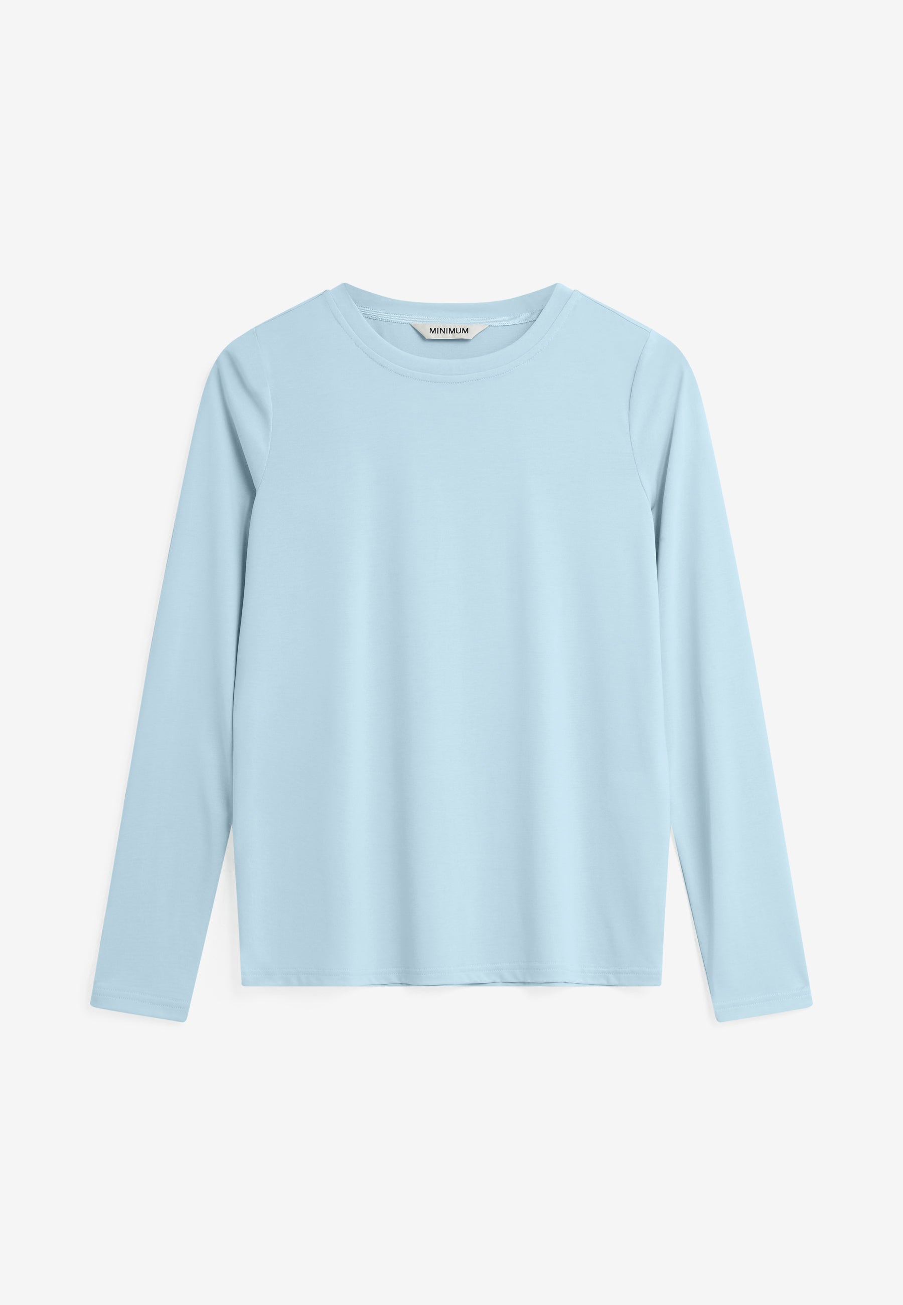 minimum female Margot Tee 0281 Long Sleeved T-shirt 4115 Cashmere Blue