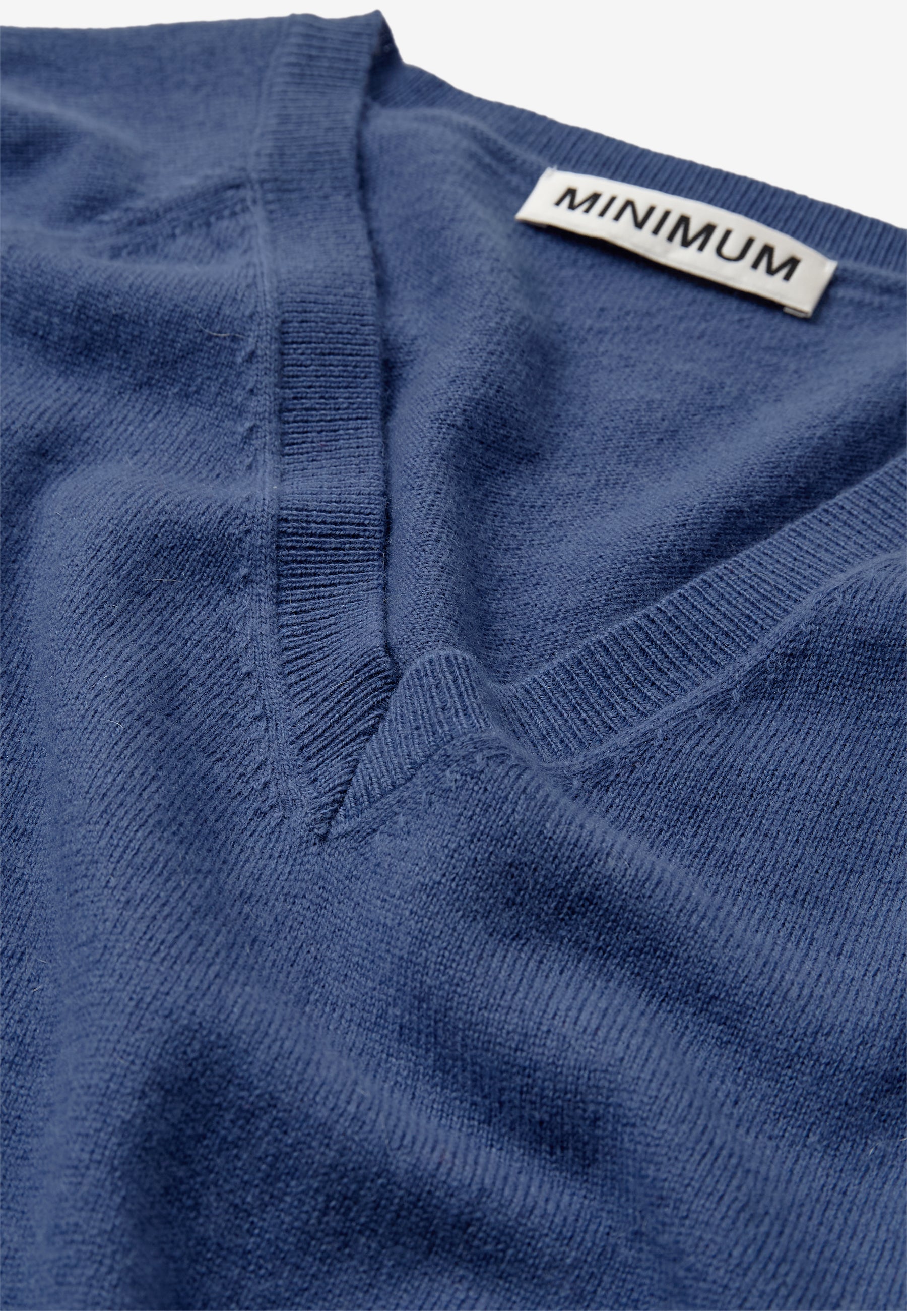 minimum female Minna v-n jumper 3801 Jumper 3929 Blue Horizon