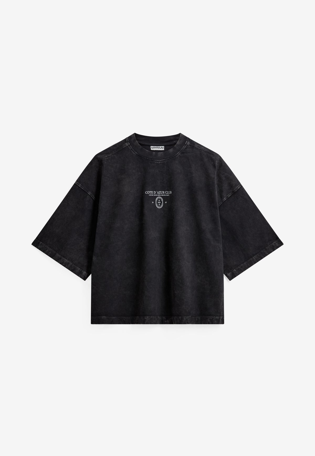 minimum female Mira t-shirt G4707 Short Sleeved T-shirt 999 Black