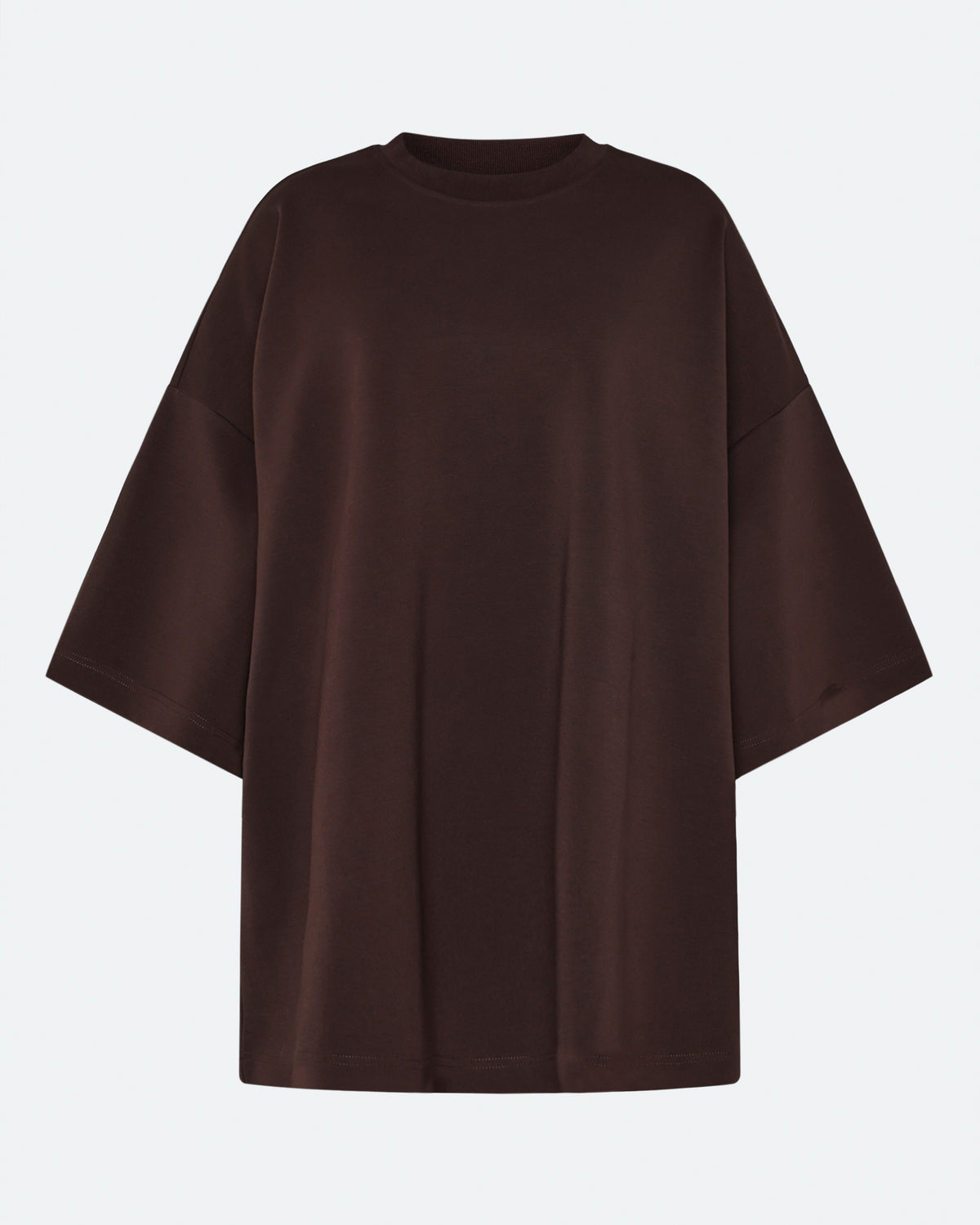 minimum female Norah oversized t-shirt 4157 Short Sleeved T-shirt 1914 Seal Brown