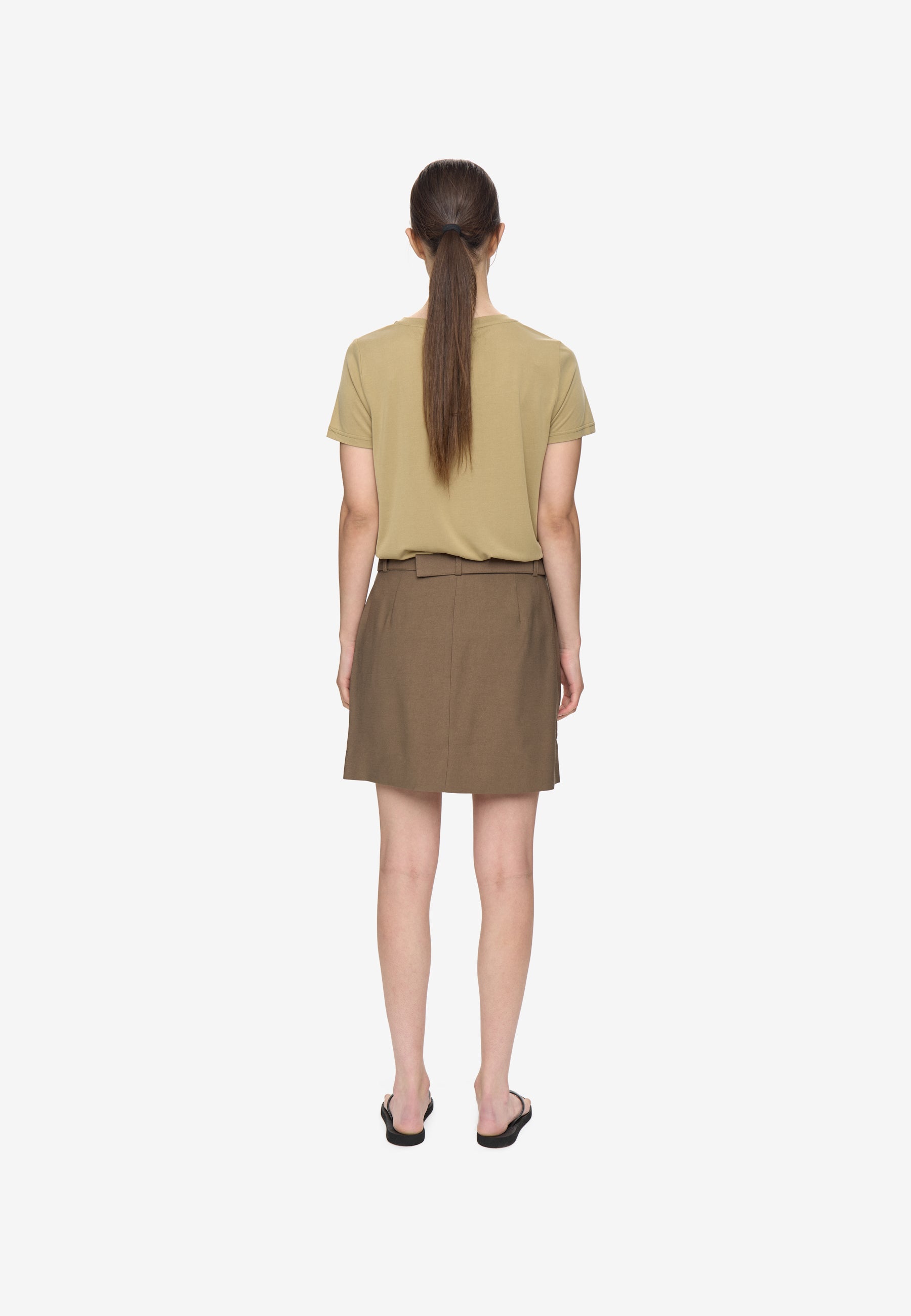 minimum female Reem mw short skirt 4429 Short Skirt 0615 Stone Gray