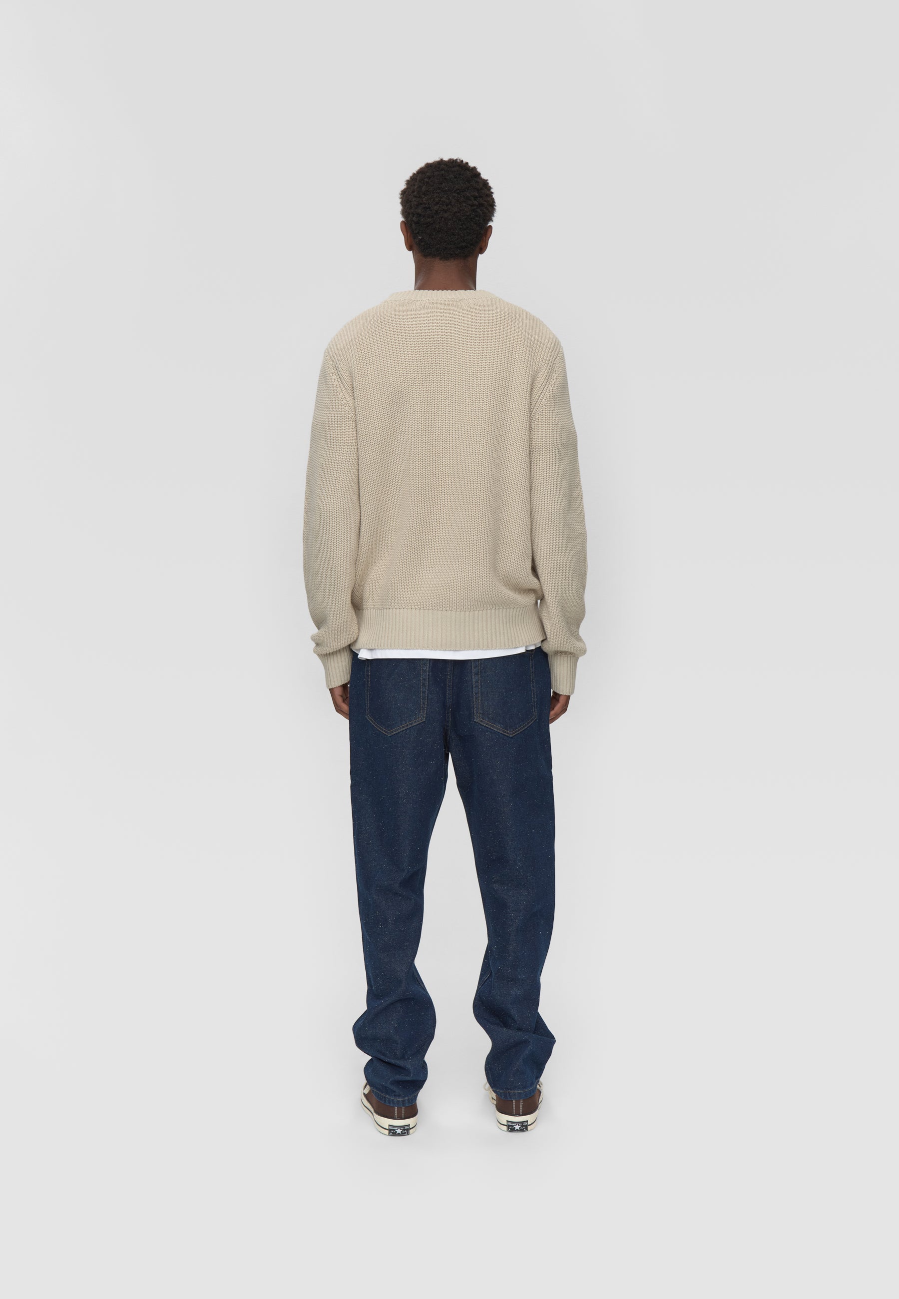 minimum male Rob basic knit sweater G006 GOTS Sweater 6305 Pelican