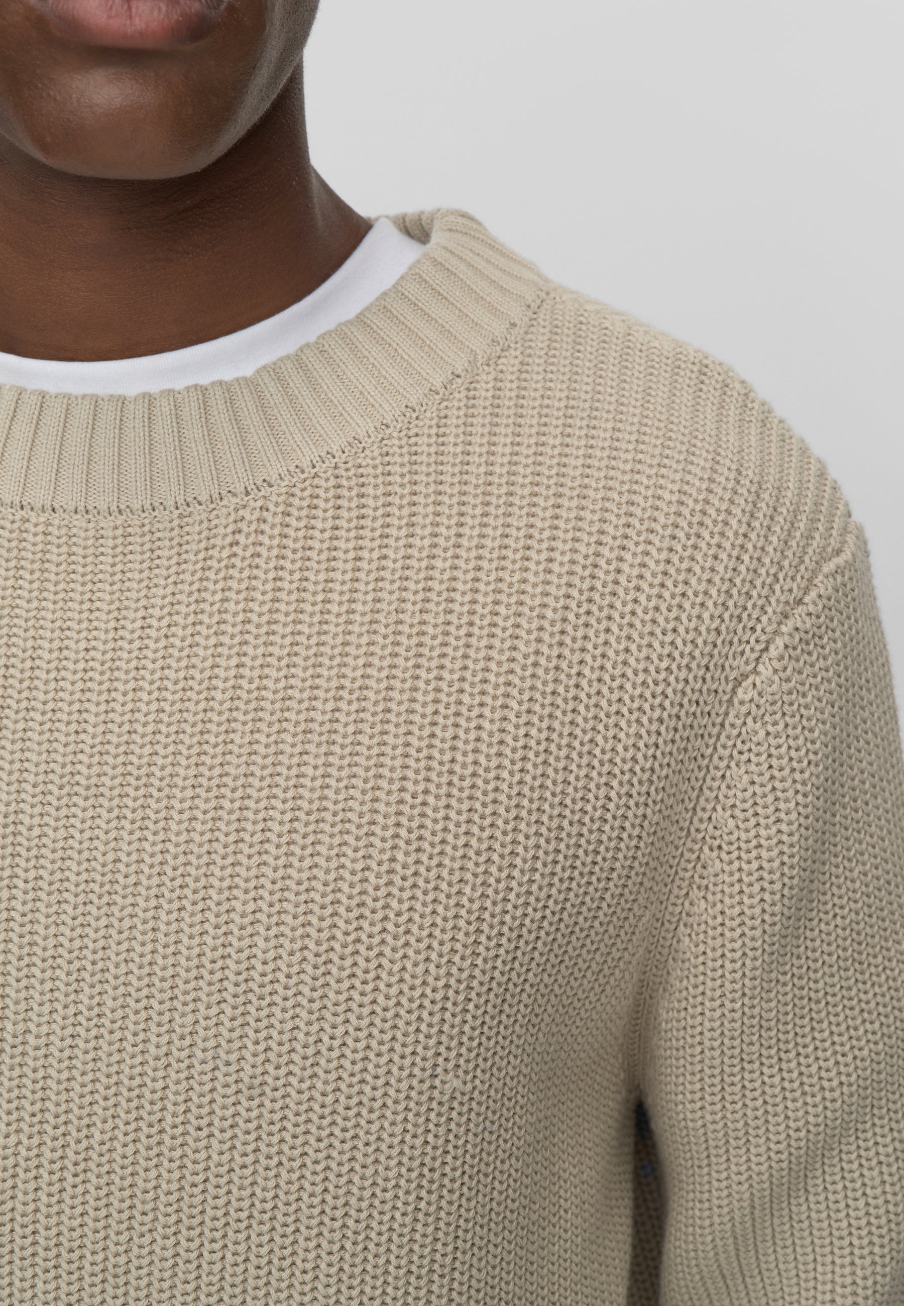 minimum male Rob basic knit sweater G006 GOTS Sweater 6305 Pelican