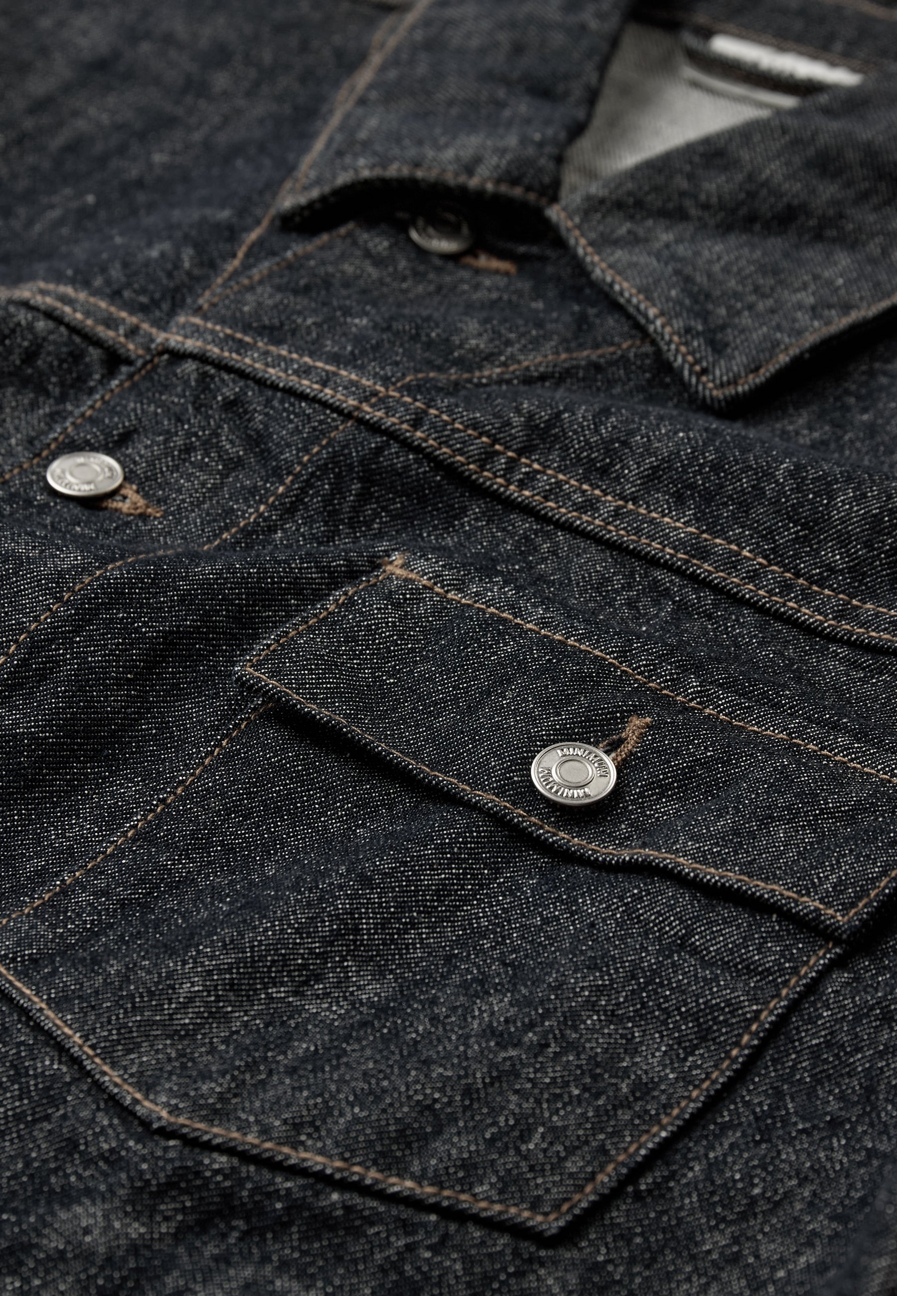 minimum male Troy jacket 4865 Denim Jacket 1003 Dark Blue