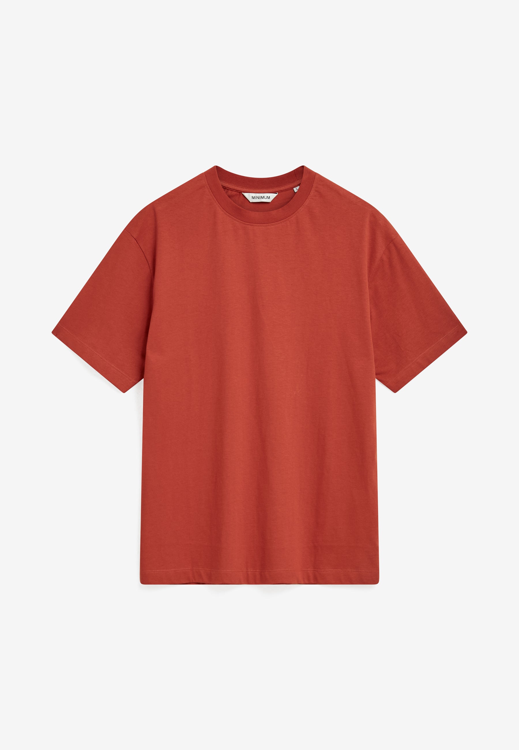 minimum male Aarhus short sleeved t-shirt G029 GOTS Short Sleeved T-shirt 1350 Burnt Brick