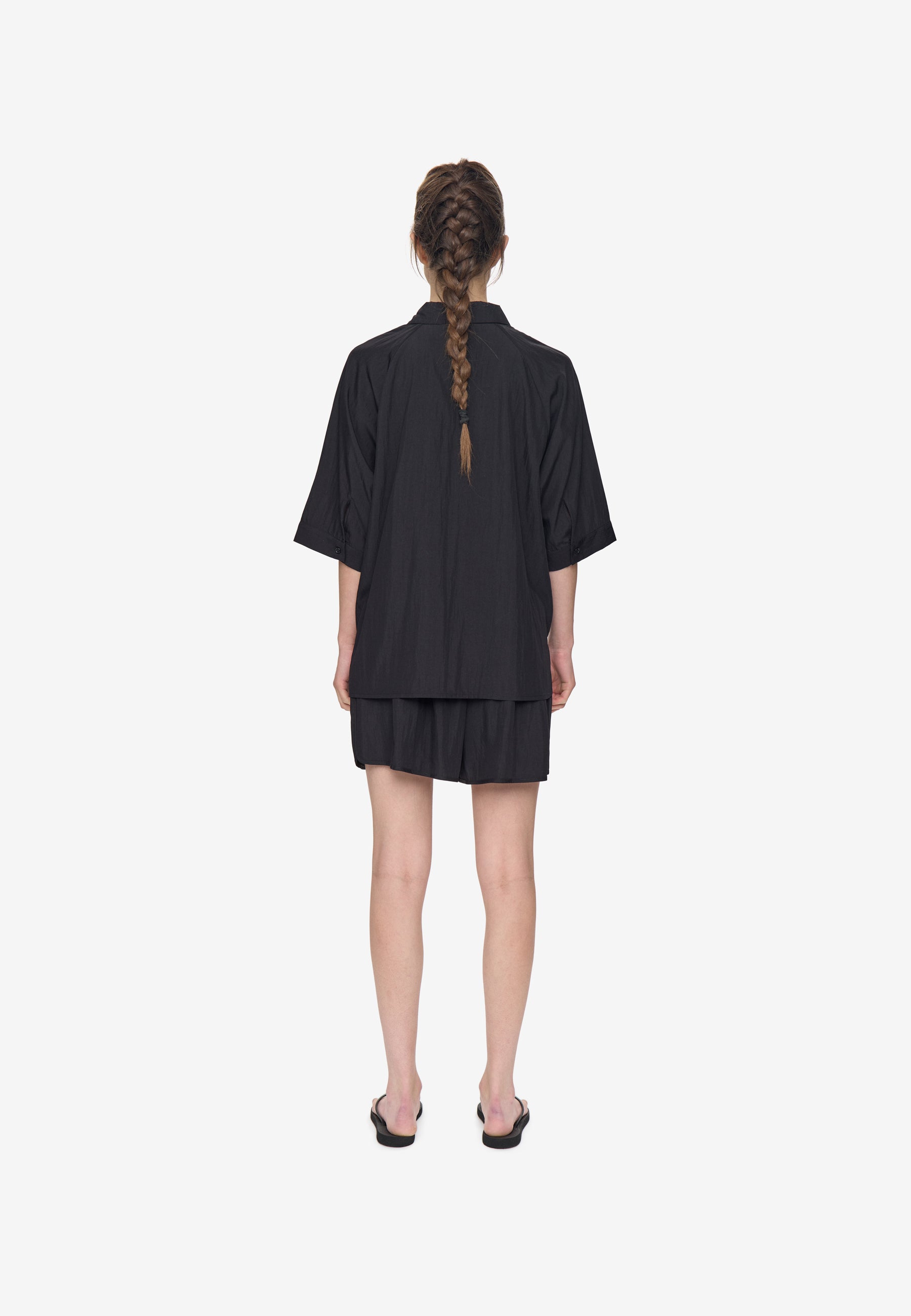 minimum female Abby wide ss shirt 4692 Short Sleeved Shirt 999 Black