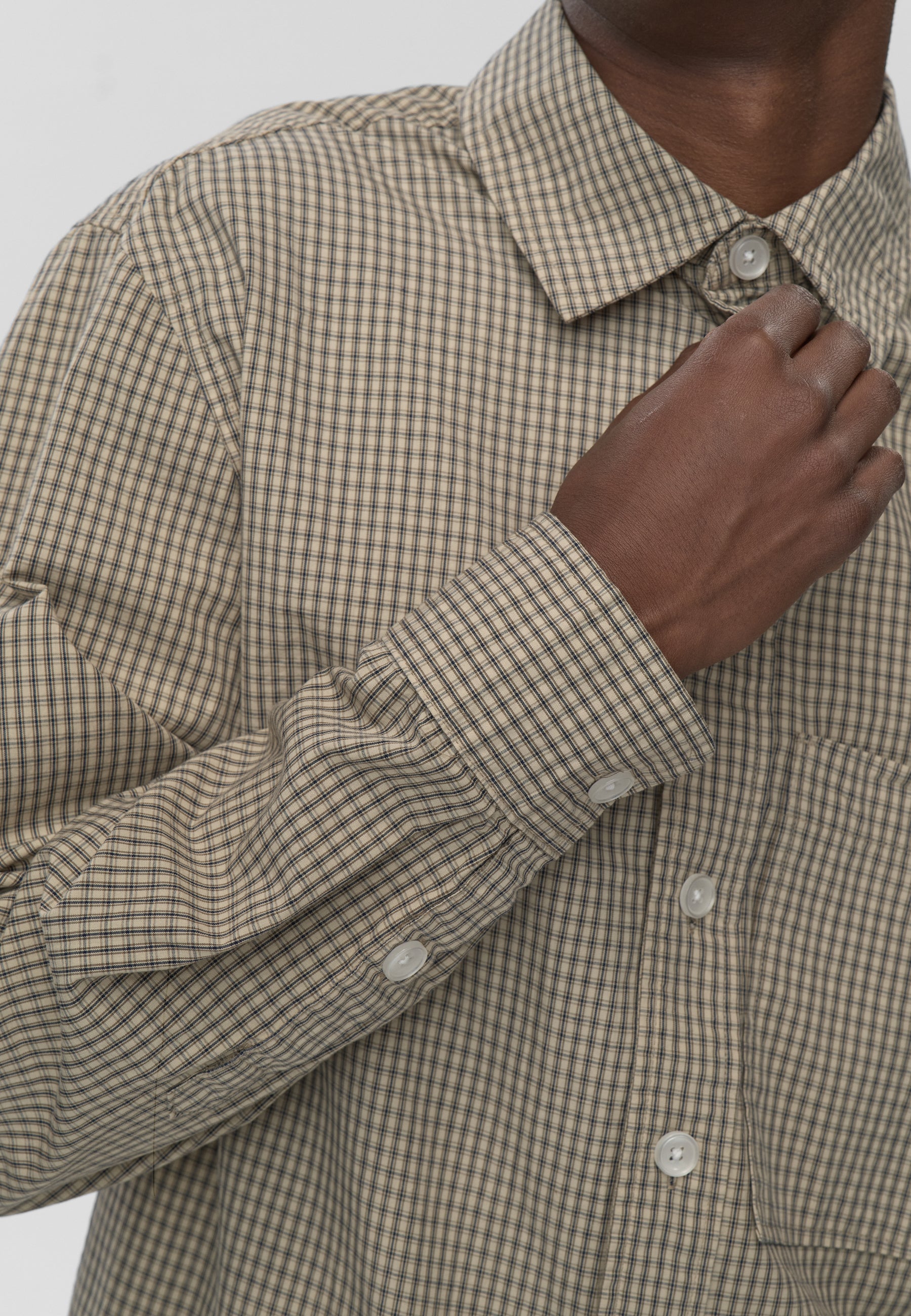 minimum male Ace rlx ls check shirt 4650 Long Sleeved Shirt 6305 Pelican