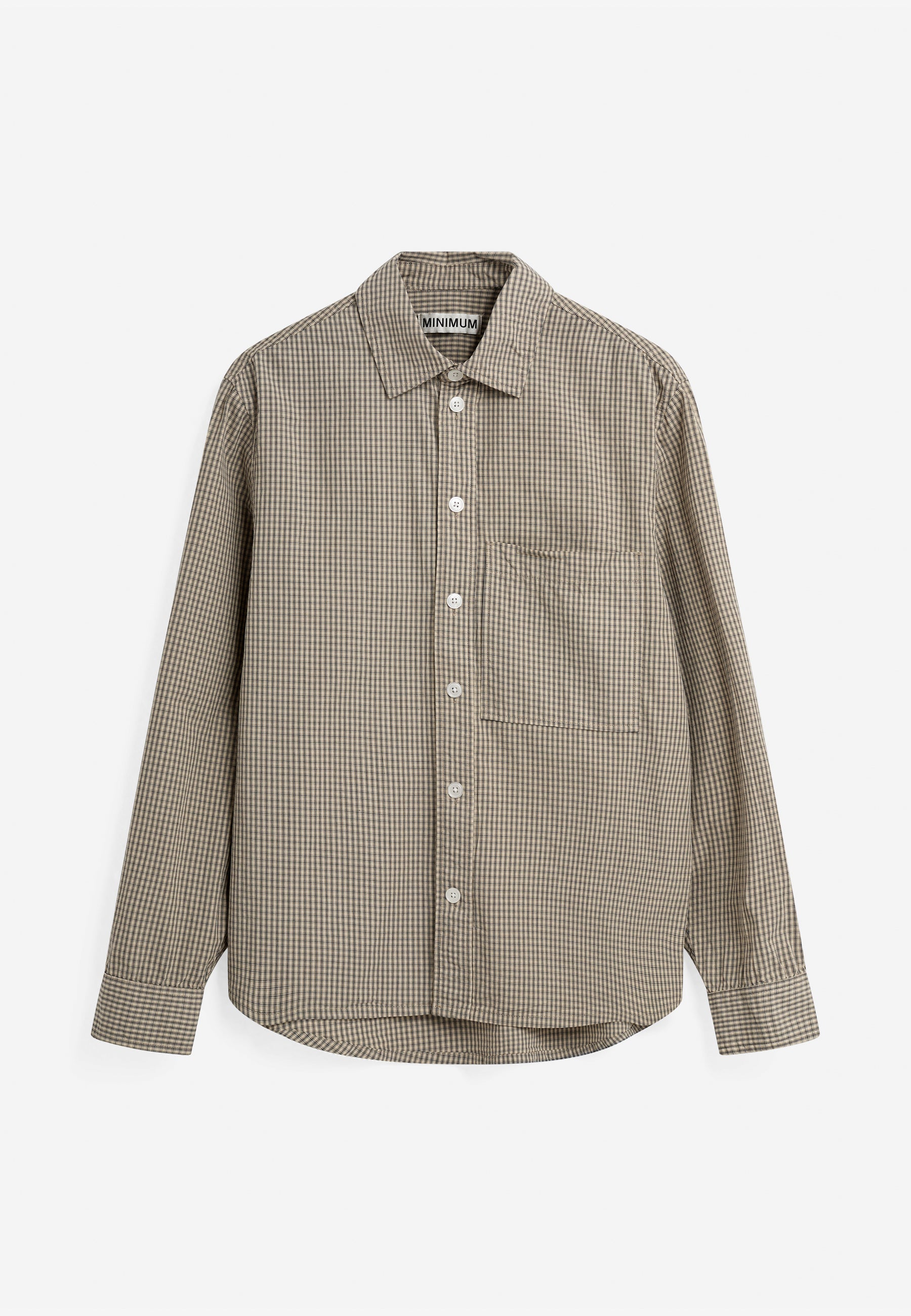 minimum male Ace rlx ls check shirt 4650 Long Sleeved Shirt 6305 Pelican