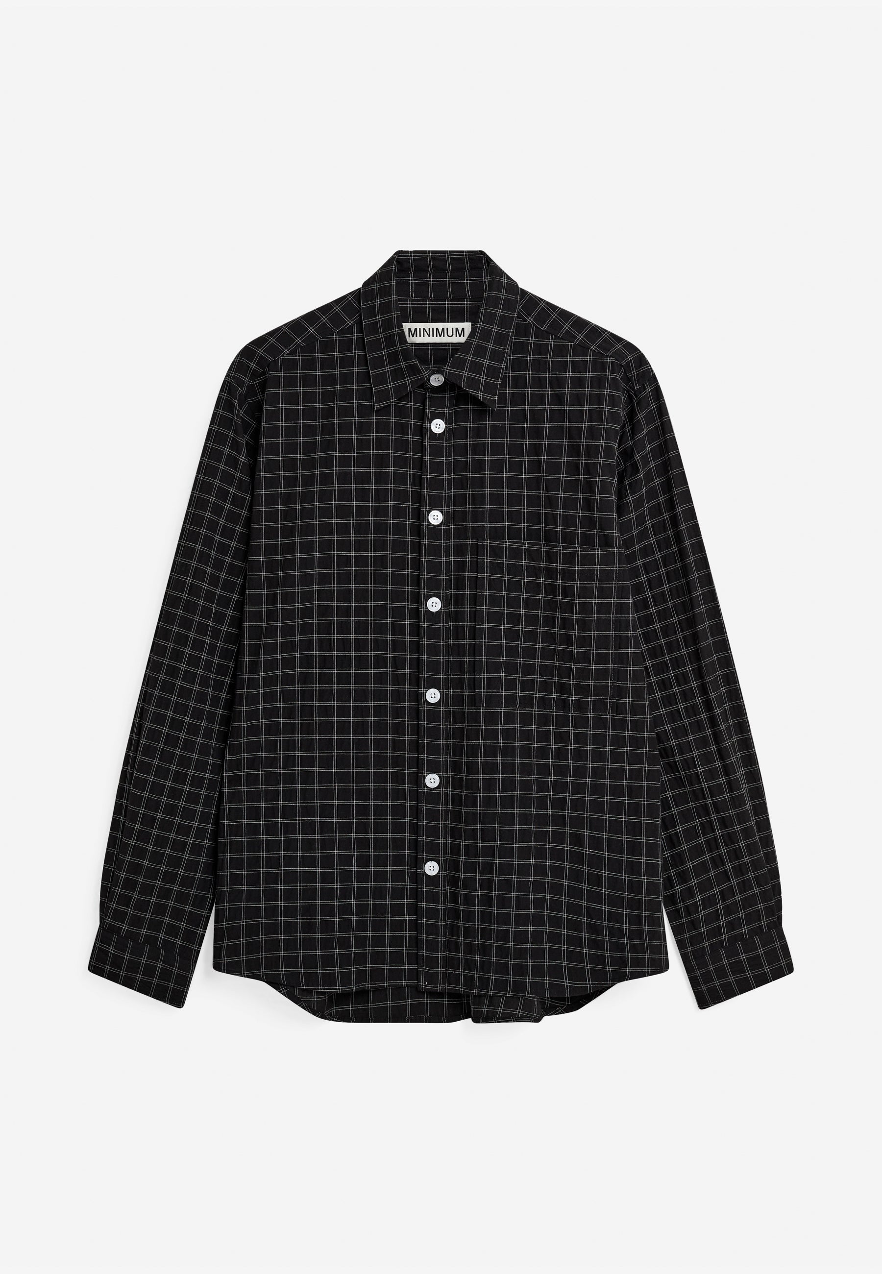 minimum male Ace rlx ls shirt 4604 Short Sleeved Shirt 999 Black