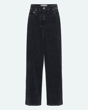 minimum female Aiyas corduroy 4356 Casual Pants 980 Dark Grey