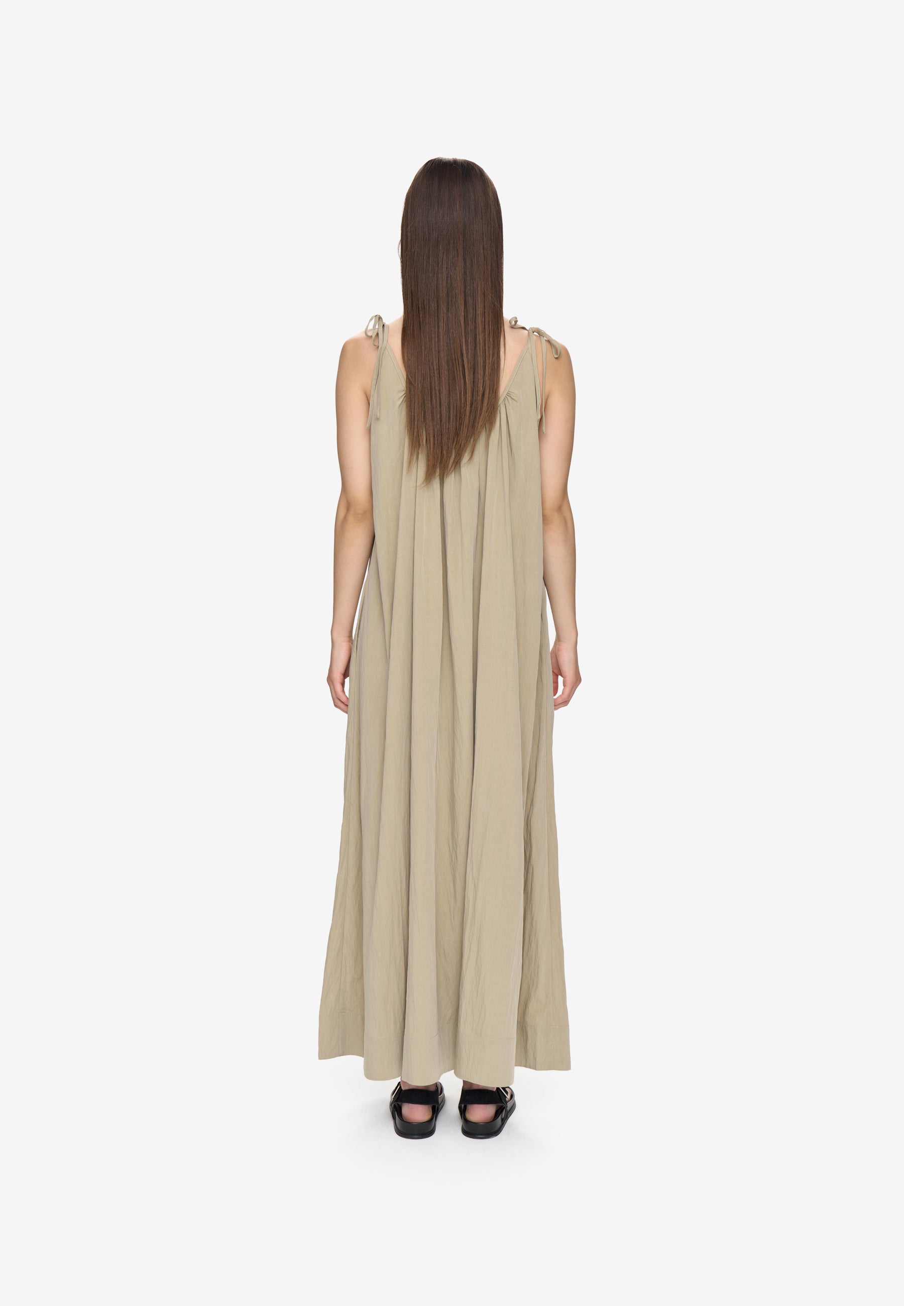 minimum female Ania long dress 4692 Maxi Dress 0518 Gray Green