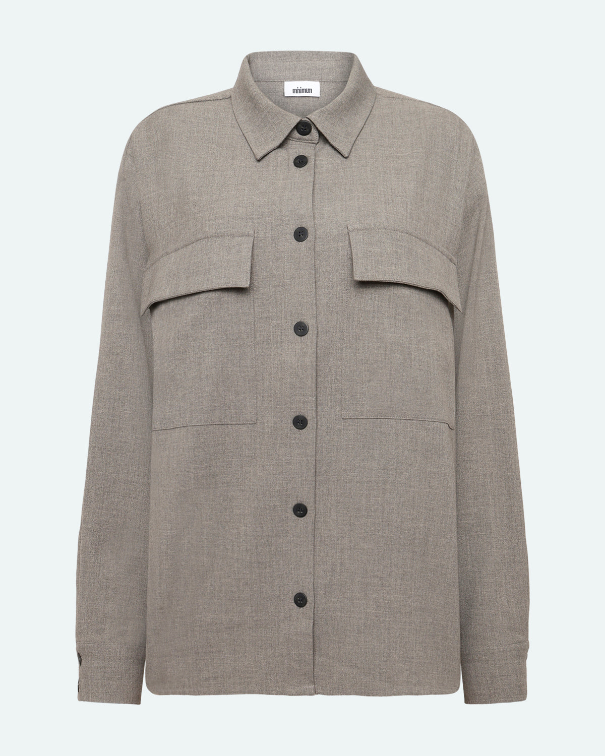 minimum female Astrids 3737 Shirt Long Sleeved Shirt 1410 Pine Bark