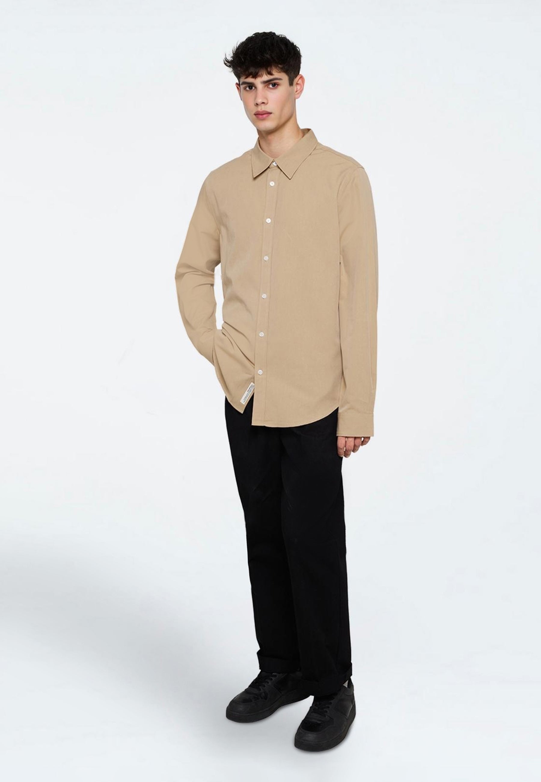 minimum male Colt long sleeved shirt 3758 Long Sleeved Shirt 1109 Chinchilla
