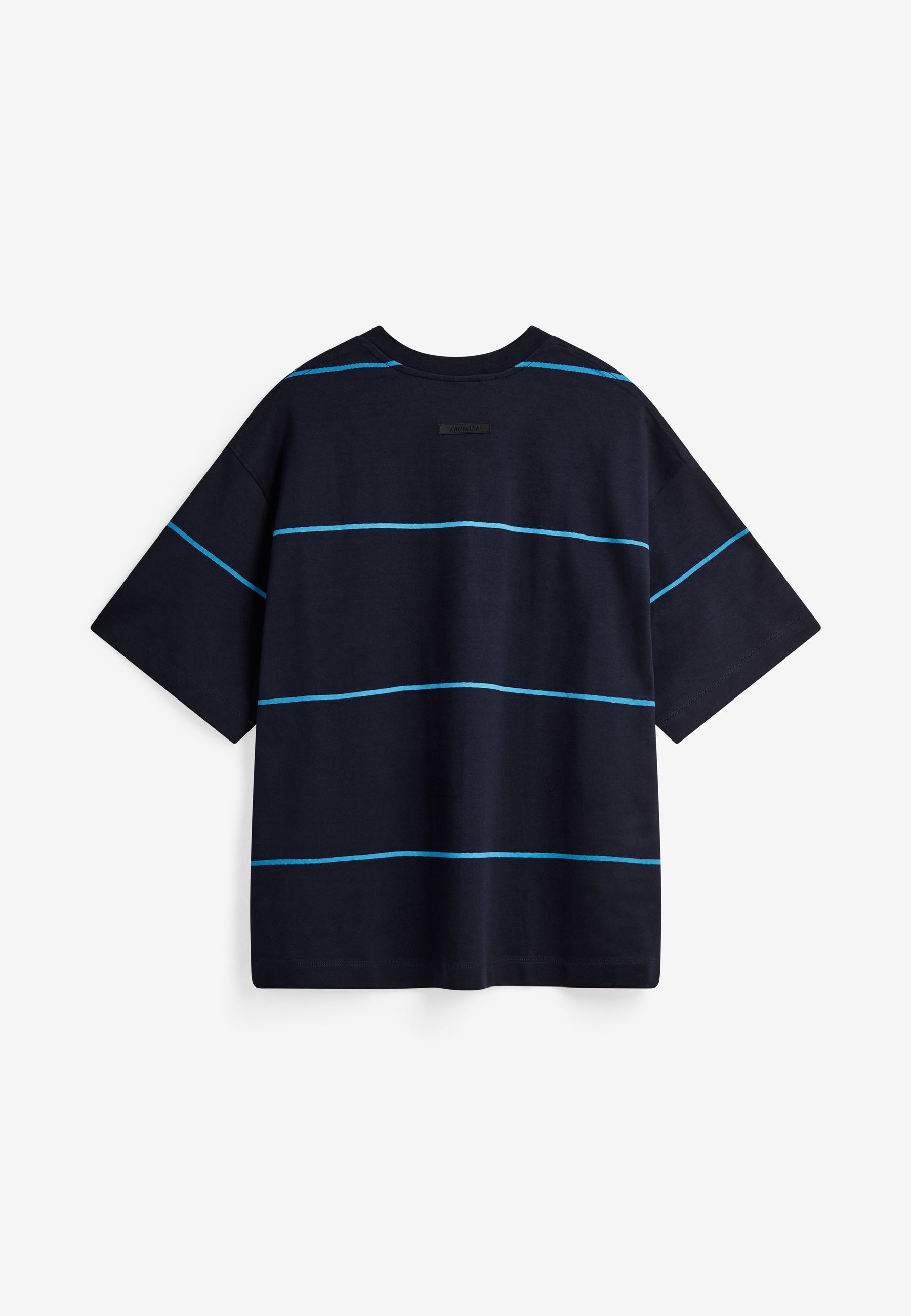 minimum male Elias ovz ss striped tee G4613 Short Sleeved T-shirt 3922 Sky Captain