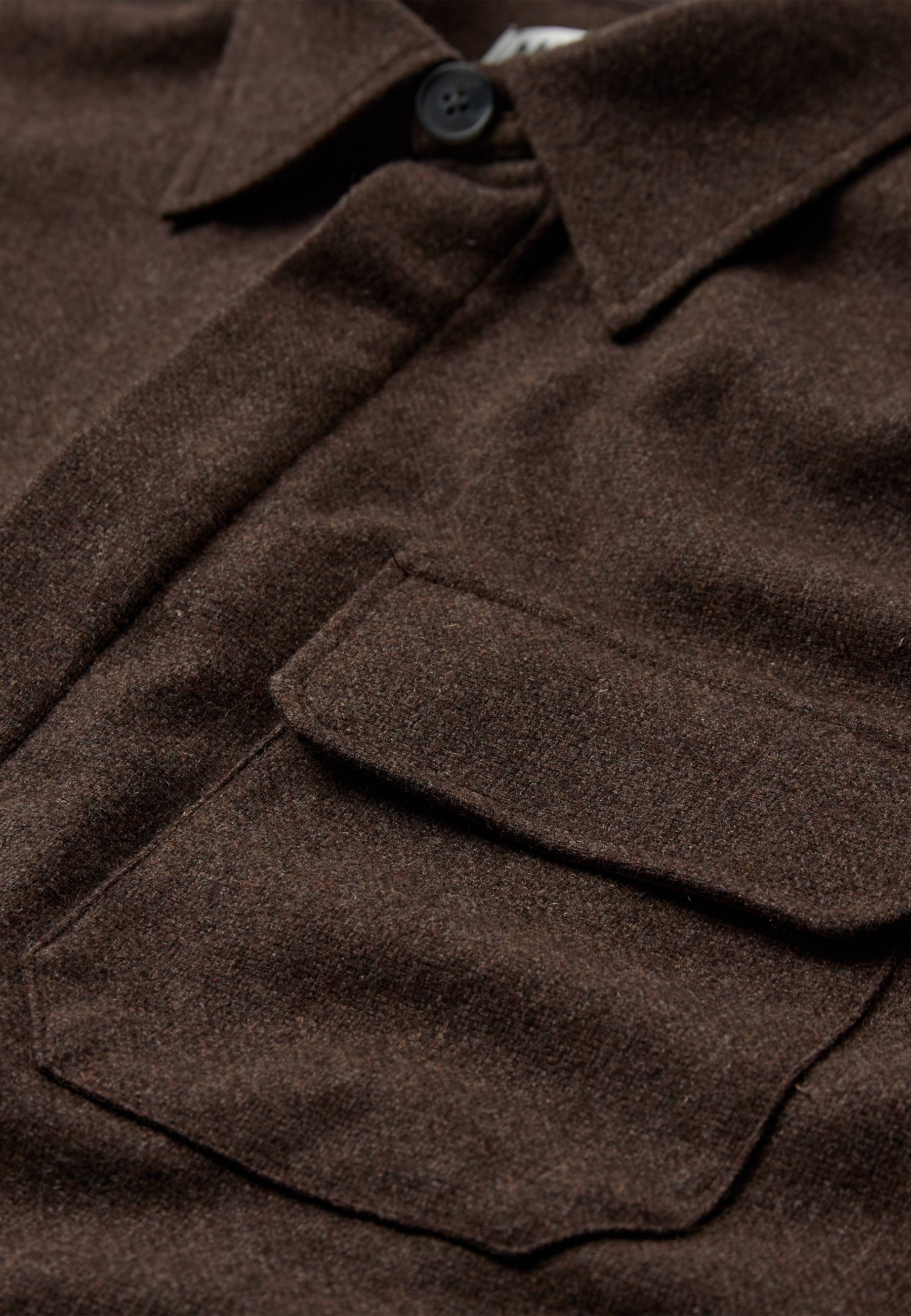minimum male Fletcher rlx shirt 4887 Overshirt 0812 Turkish Coffee