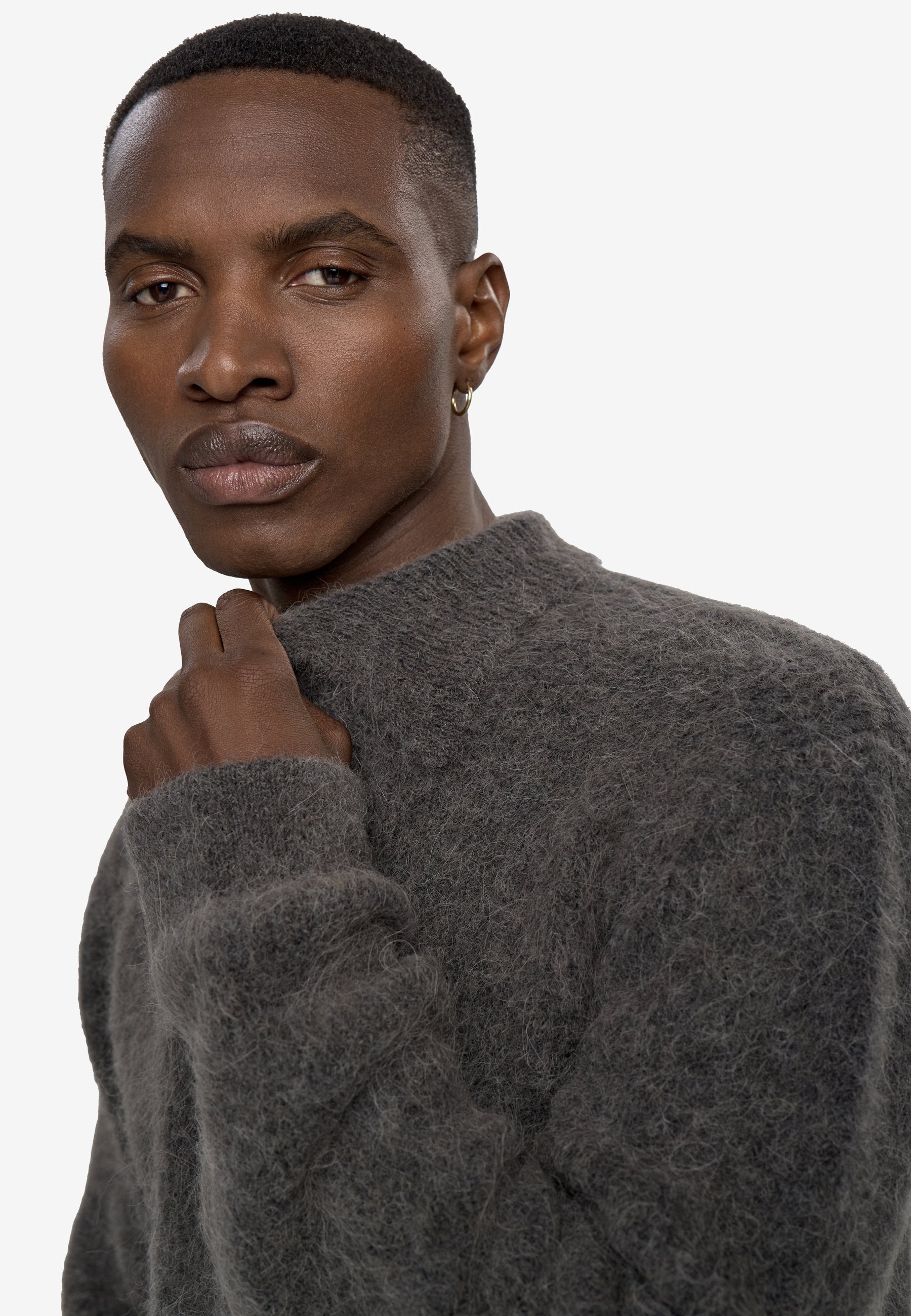 minimum male Kylo ls knit polo 3917 Polo 1912 Volcanic Ash