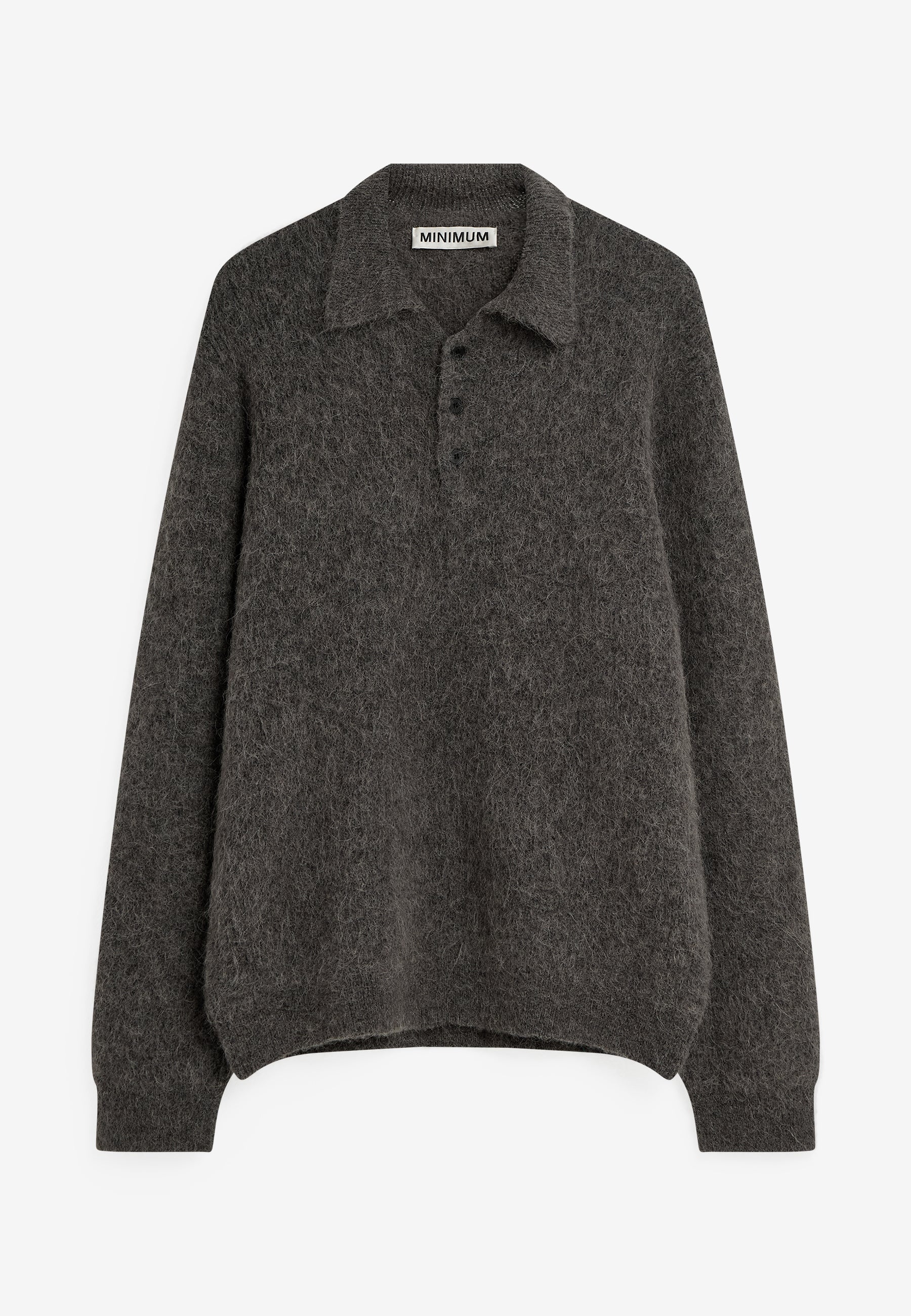 minimum male Kylo ls knit polo 3917 Polo 1912 Volcanic Ash
