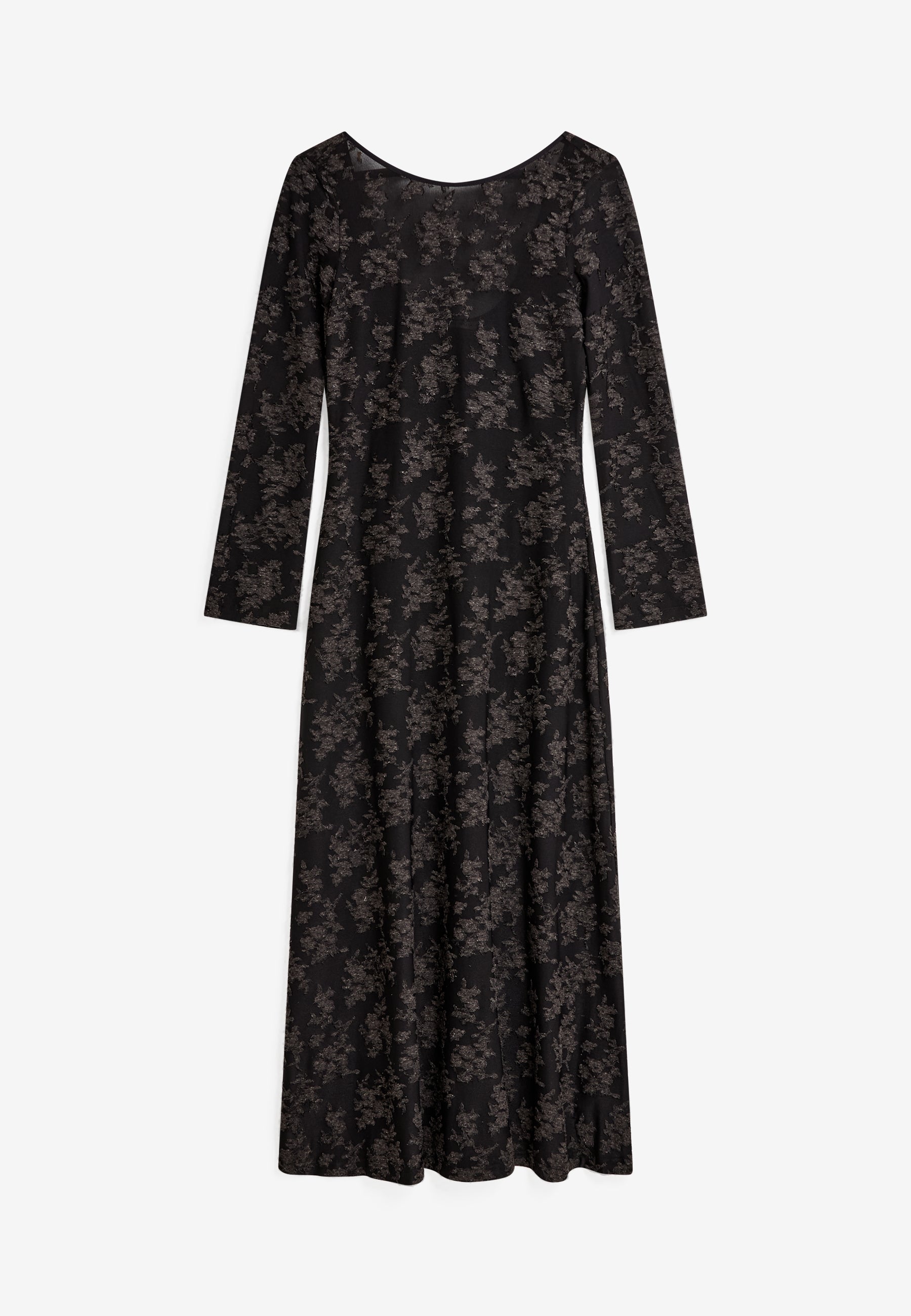 minimum female Leandra ls long dress 4590 Maxi Dress 999 Black