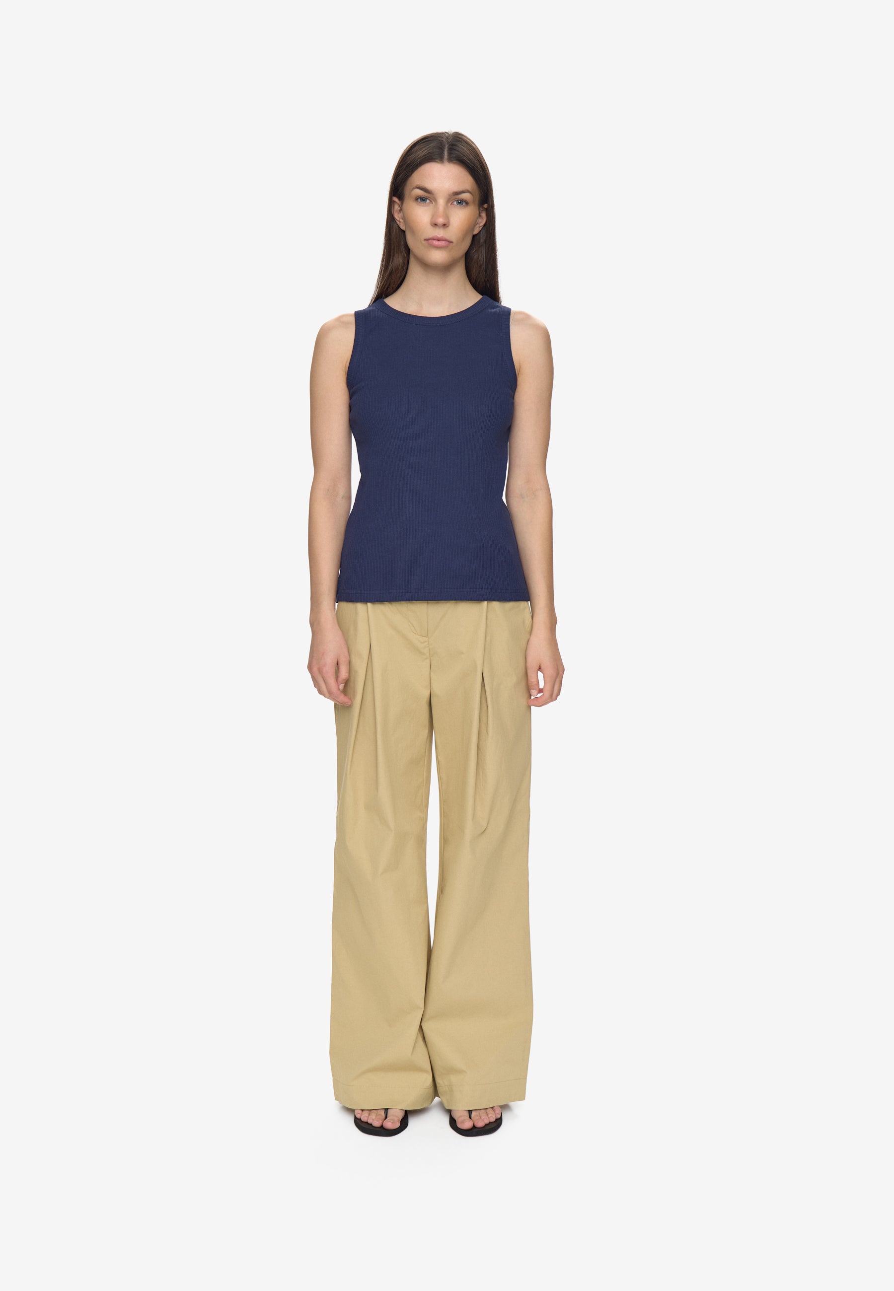 minimum female Lila tank top 4226 GOTS Gilet 2019 Peacoat