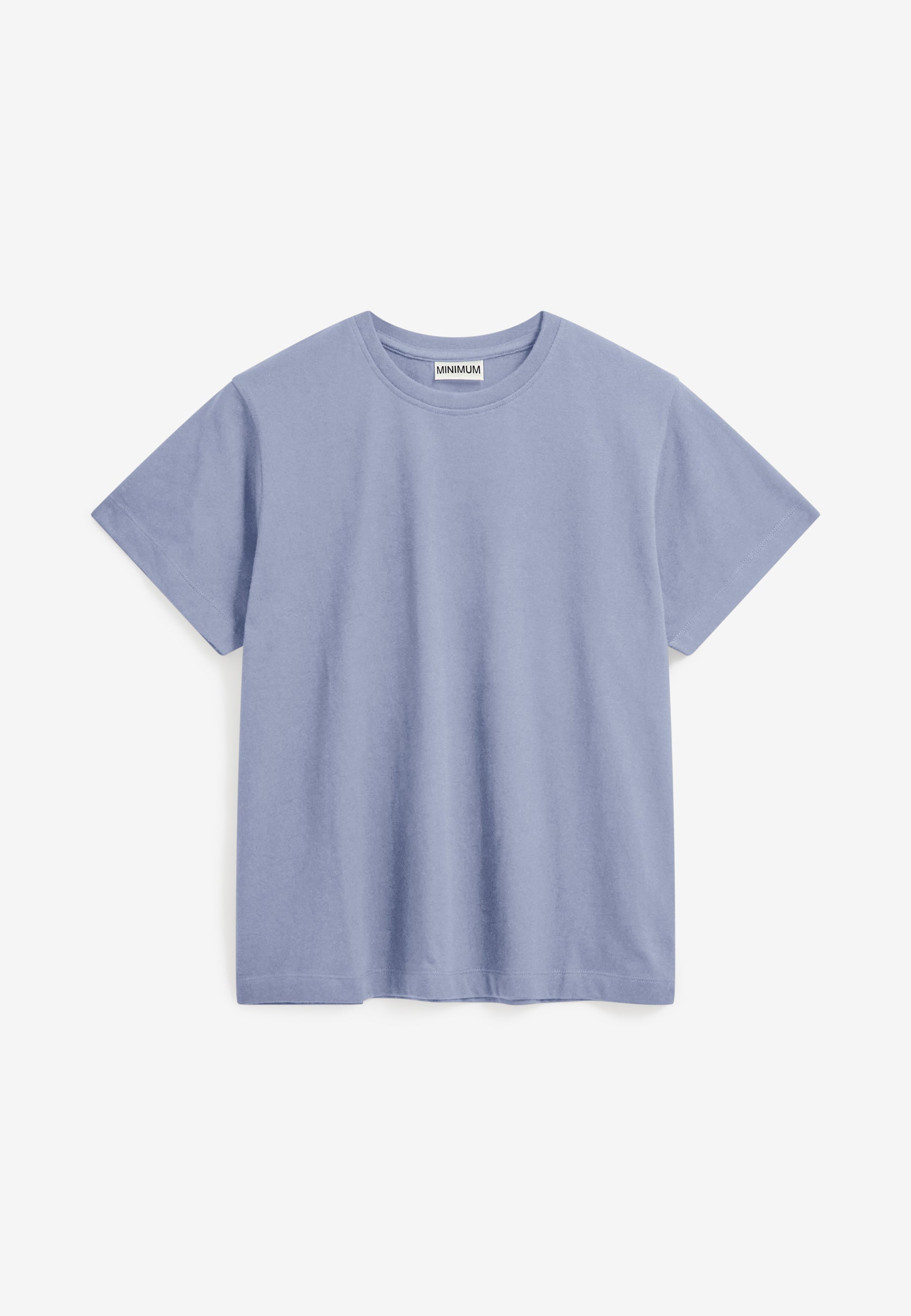 minimum female Lilou ss t-shirt G029 GOTS Short Sleeved T-shirt 1449 Xenon Blue