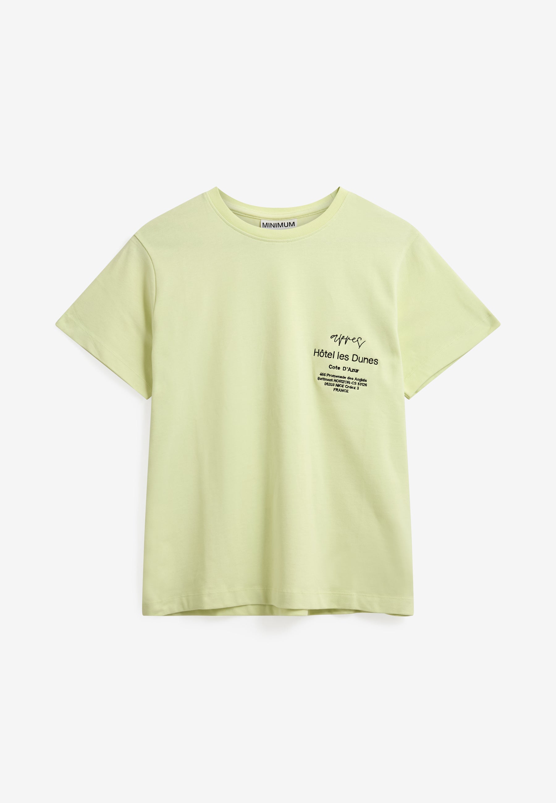 minimum female Lilou t-shirt G4741 Short Sleeved T-shirt 1221 Young Wheat
