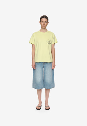 minimum female Lilou t-shirt G4741 Short Sleeved T-shirt 1221 Young Wheat