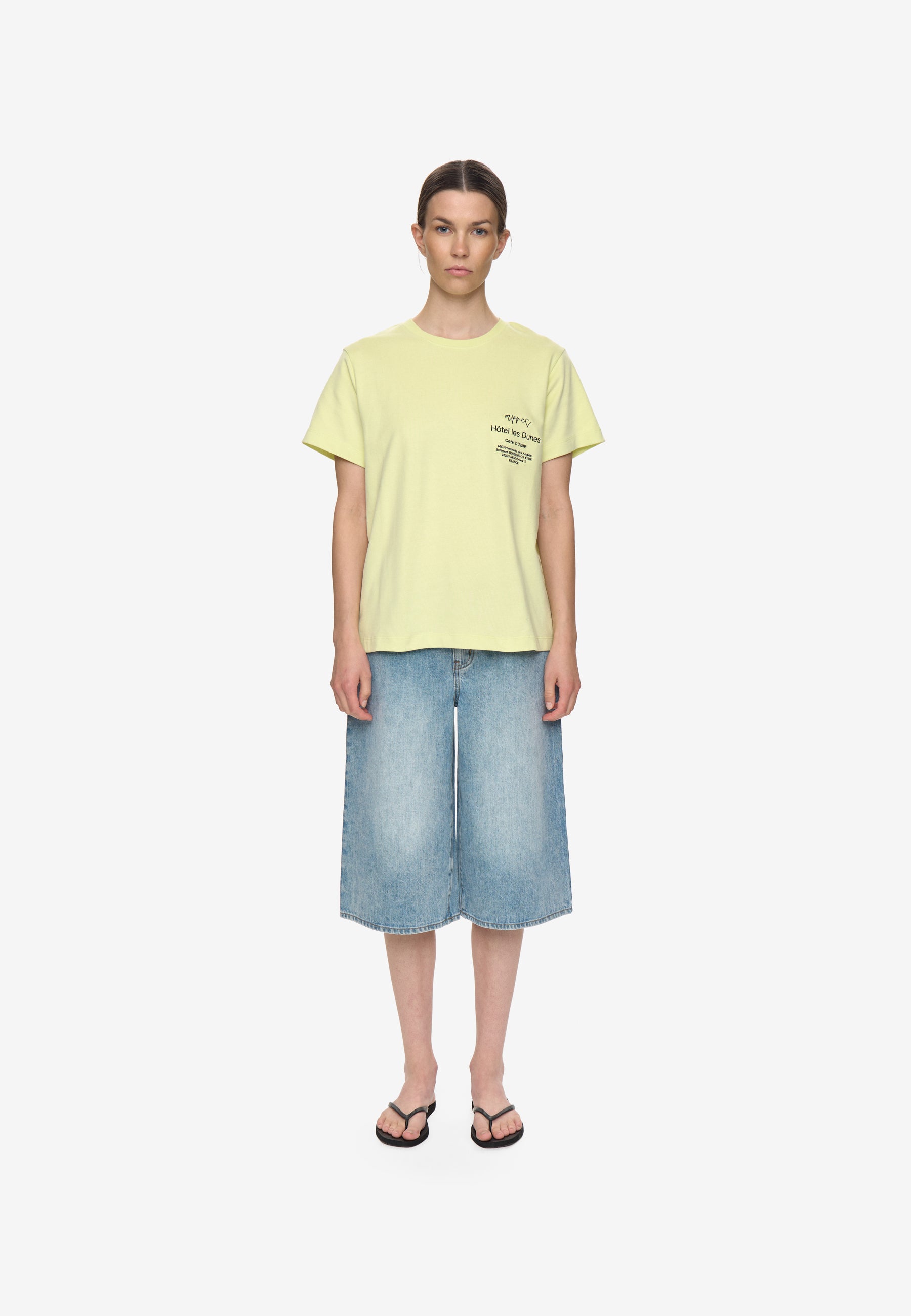 minimum female Lilou t-shirt G4741 Short Sleeved T-shirt 1221 Young Wheat