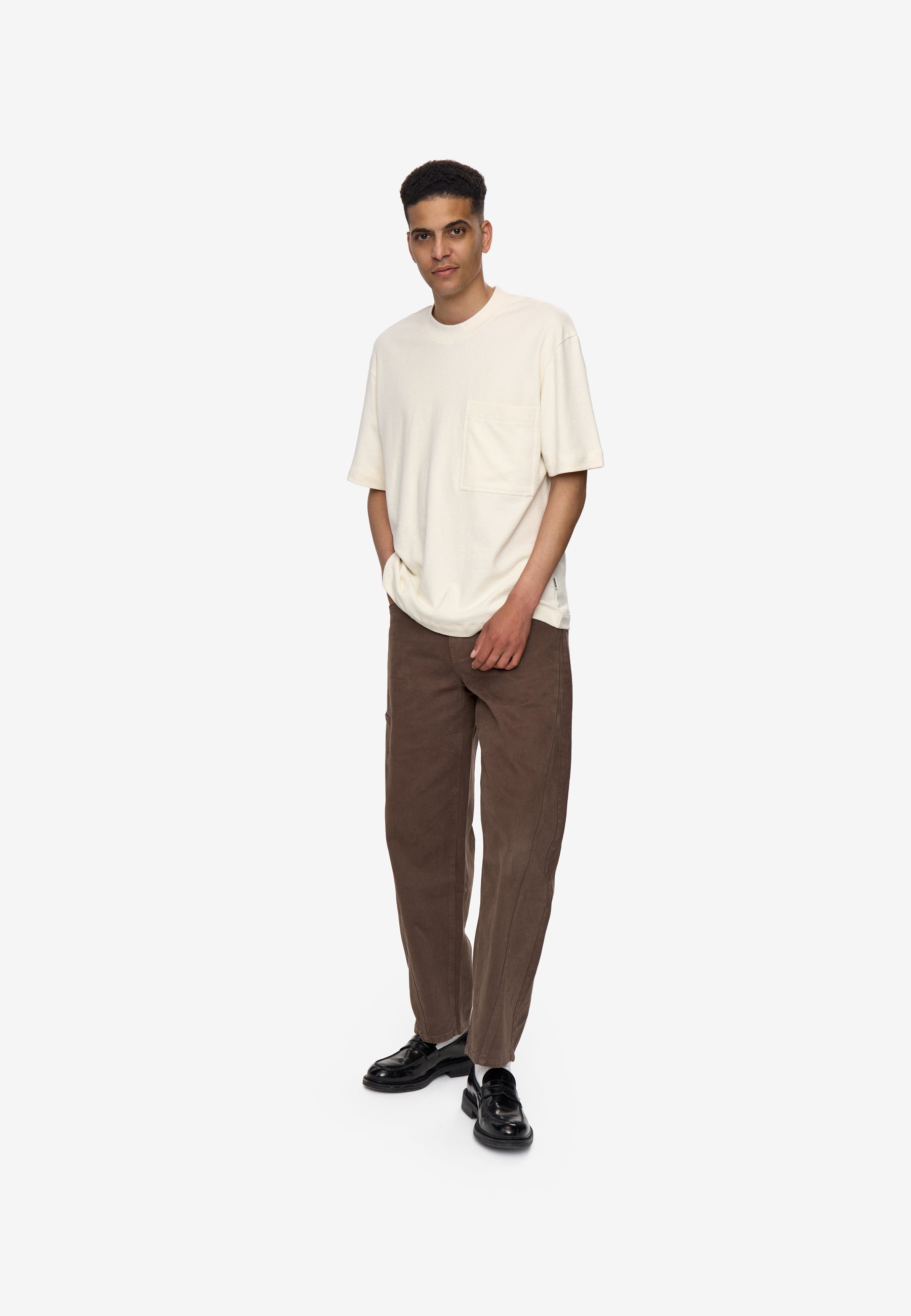 minimum male Lono rlx ss pocket tee G4561 Short Sleeved T-shirt 0608 Coco Milk