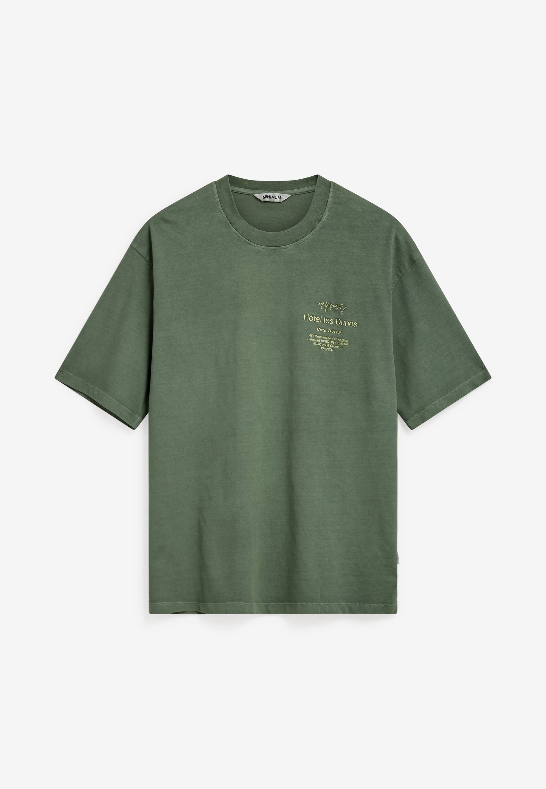 minimum male Lono rlx ss tee G4711 Short Sleeved T-shirt 5912 Dark ivy