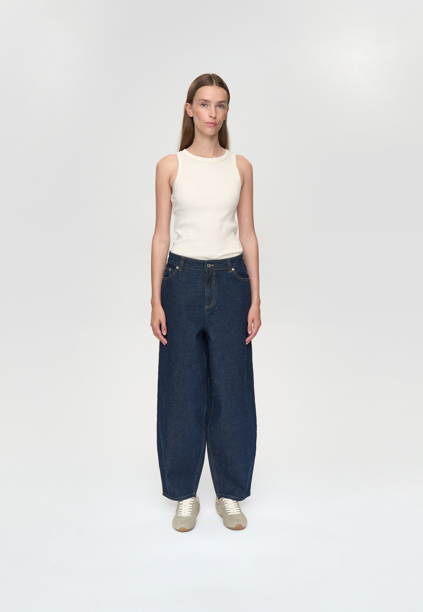 minimum female Maria HW ankle jeans 4574 Tapered Jeans 3922 Sky Captain