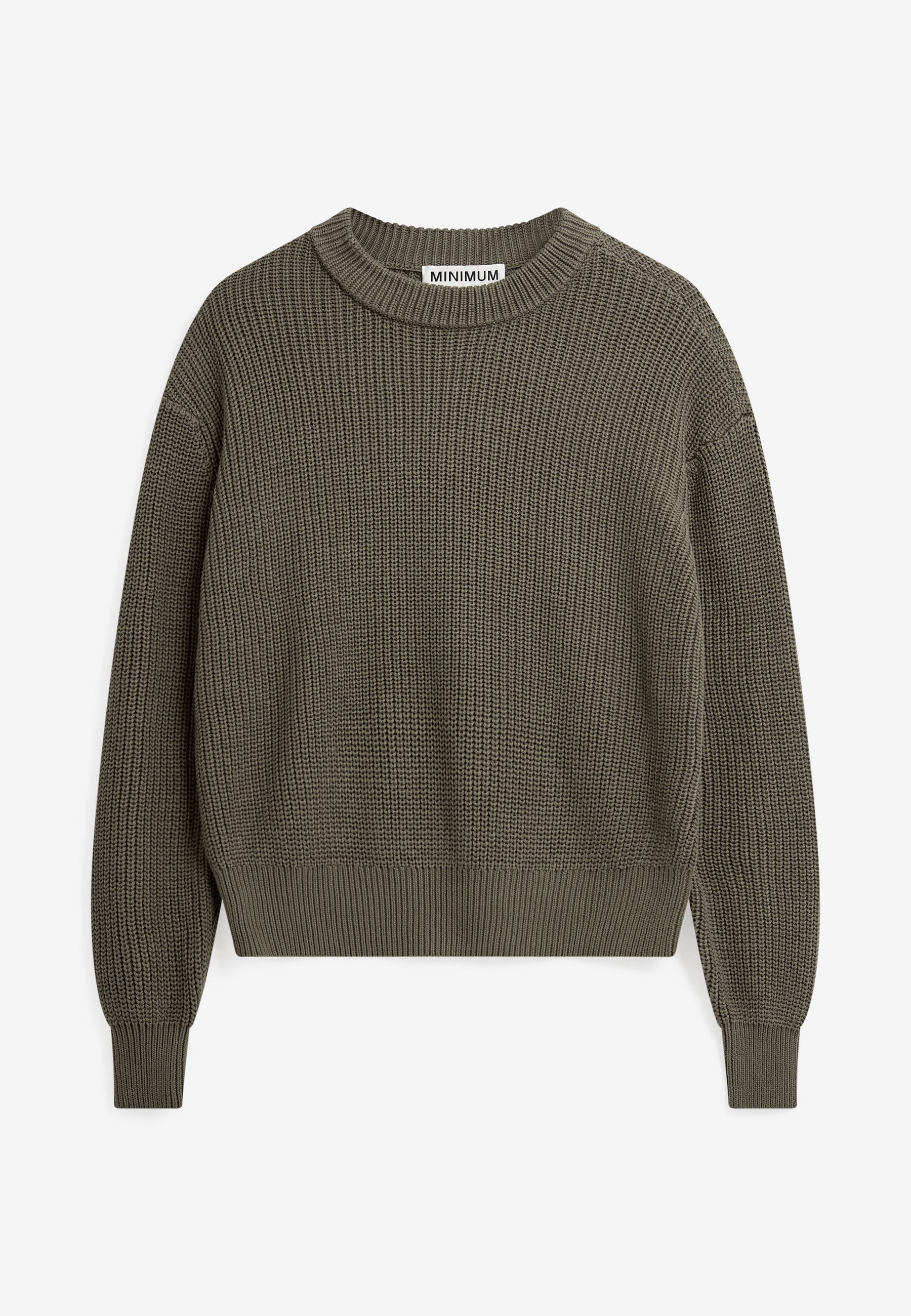 minimum female Mikala jumper G006 GOTS Jumper 0615 Stone Gray