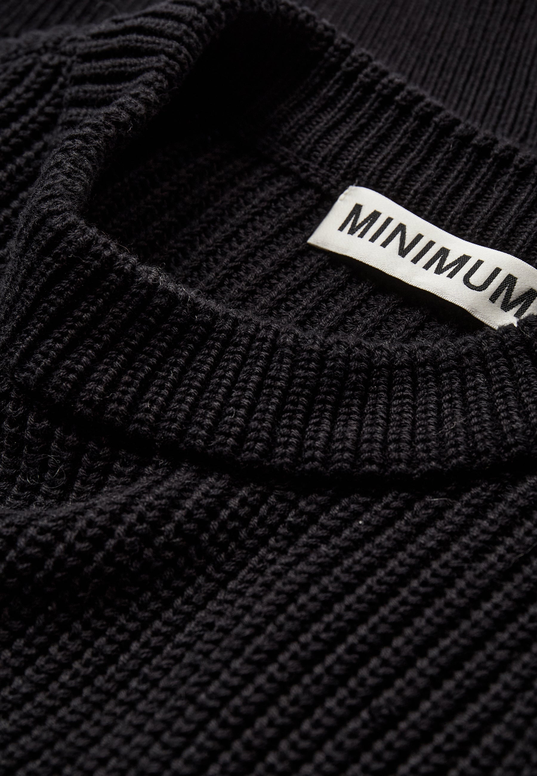 minimum female Mikala jumper G006 GOTS Jumper 999 Black