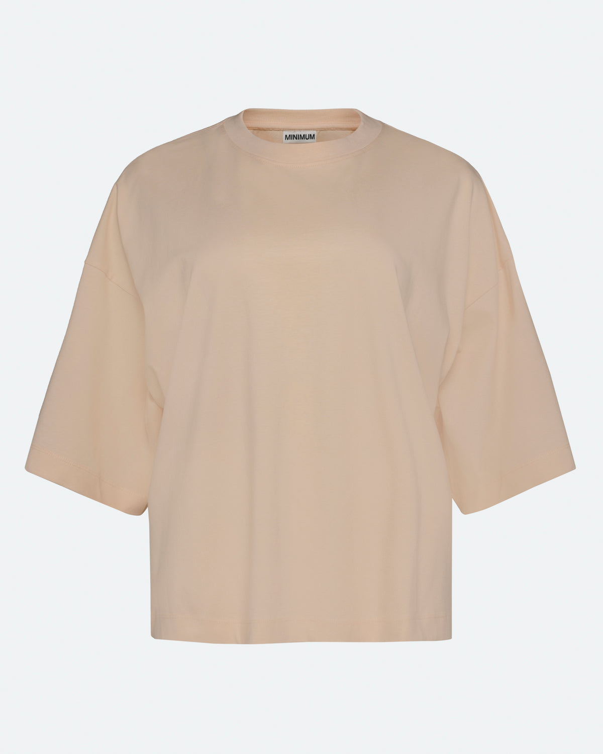 minimum female Mira t-shirt G029 Short Sleeved T-shirt 1110 Creme De Peche