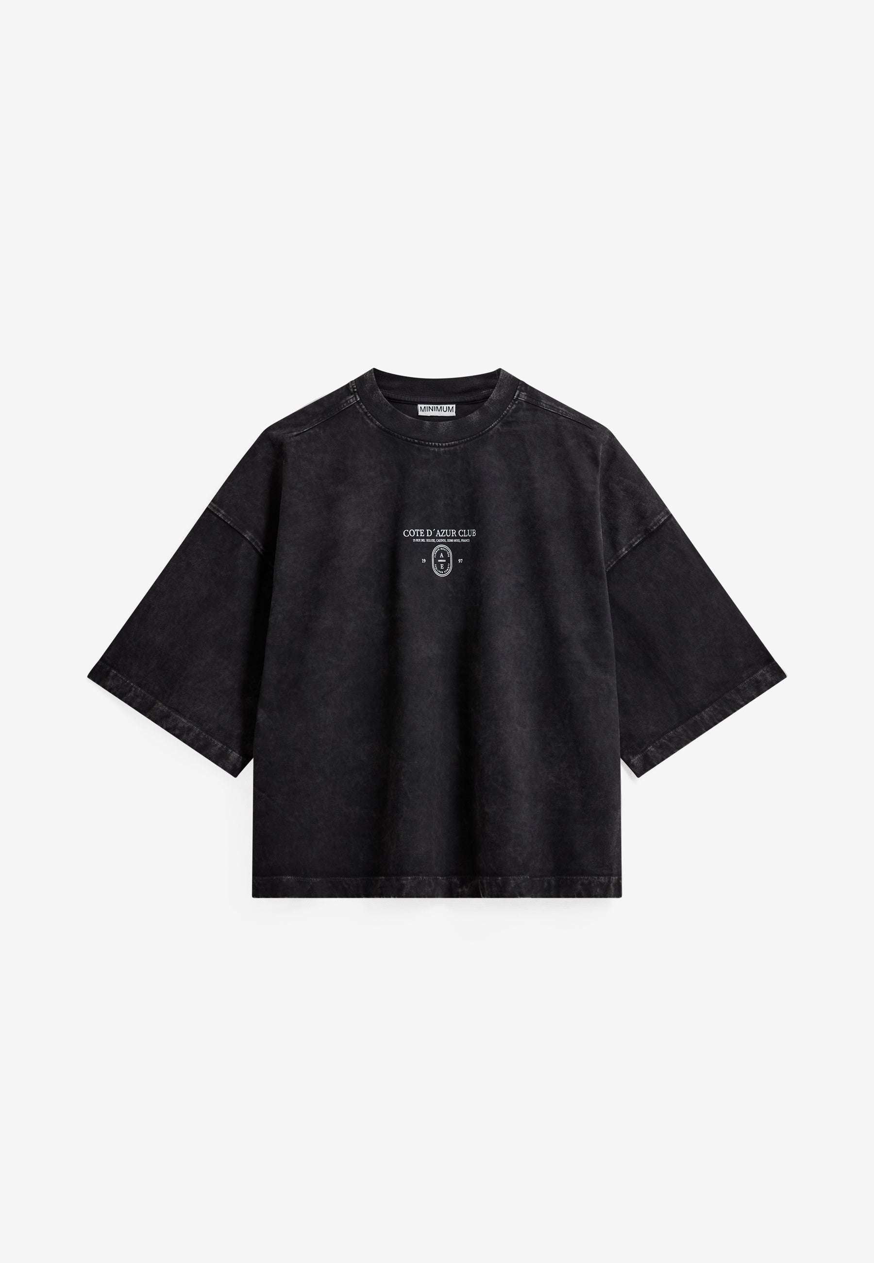 minimum female Mira t-shirt G4707 Short Sleeved T-shirt 999 Black