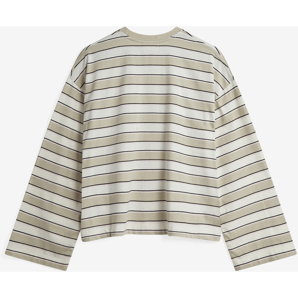 minimum female Mirabelle ls t-shirt G034 GOTS Short Sleeved T-shirt 0909 Fossil