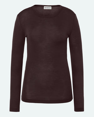 minimum female Natashas long sleeved t-shirt 3736 Jumper 1619 Fudge