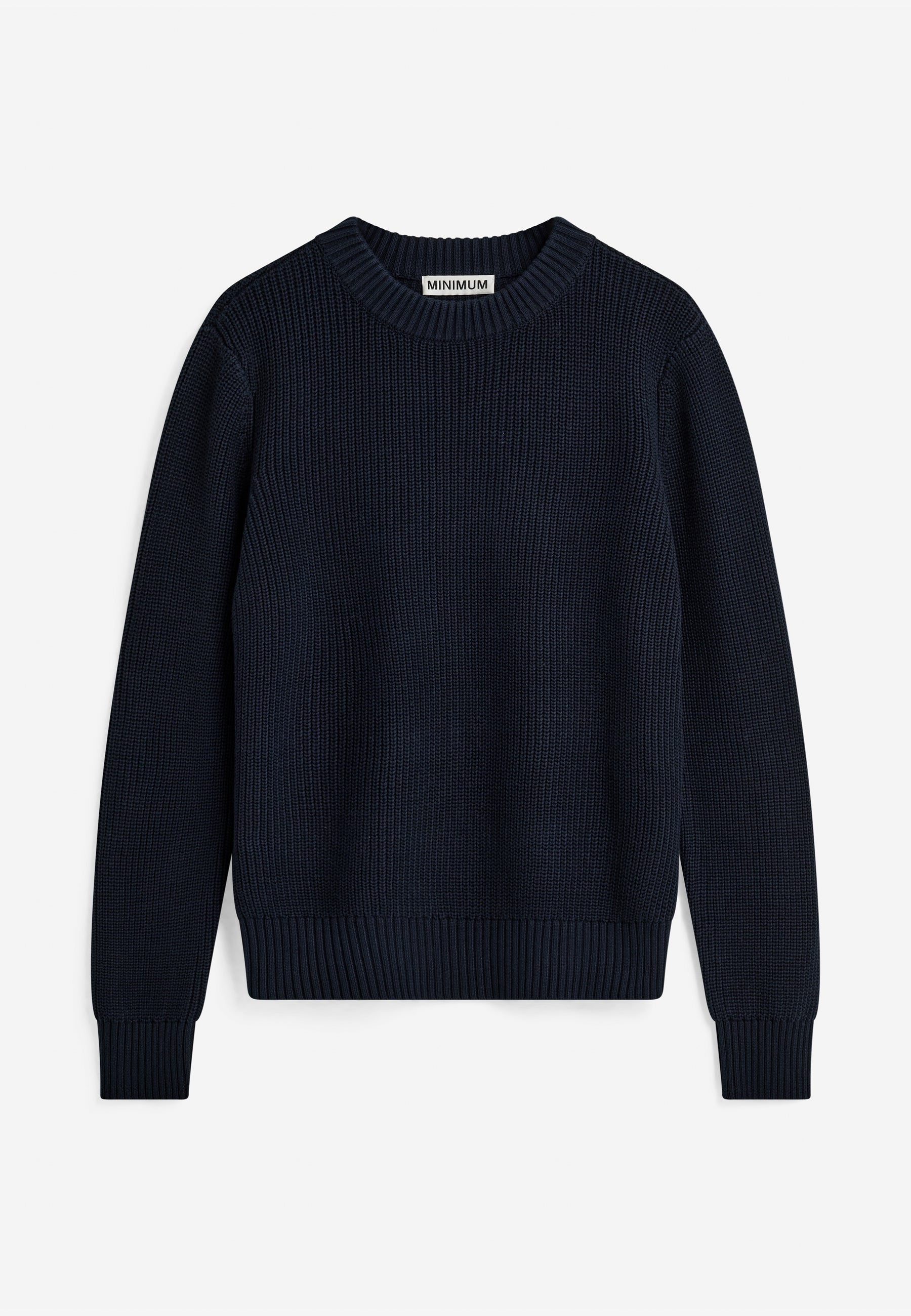 minimum male Rob basic knit sweater G006 GOTS Sweater 3922 Sky Captain