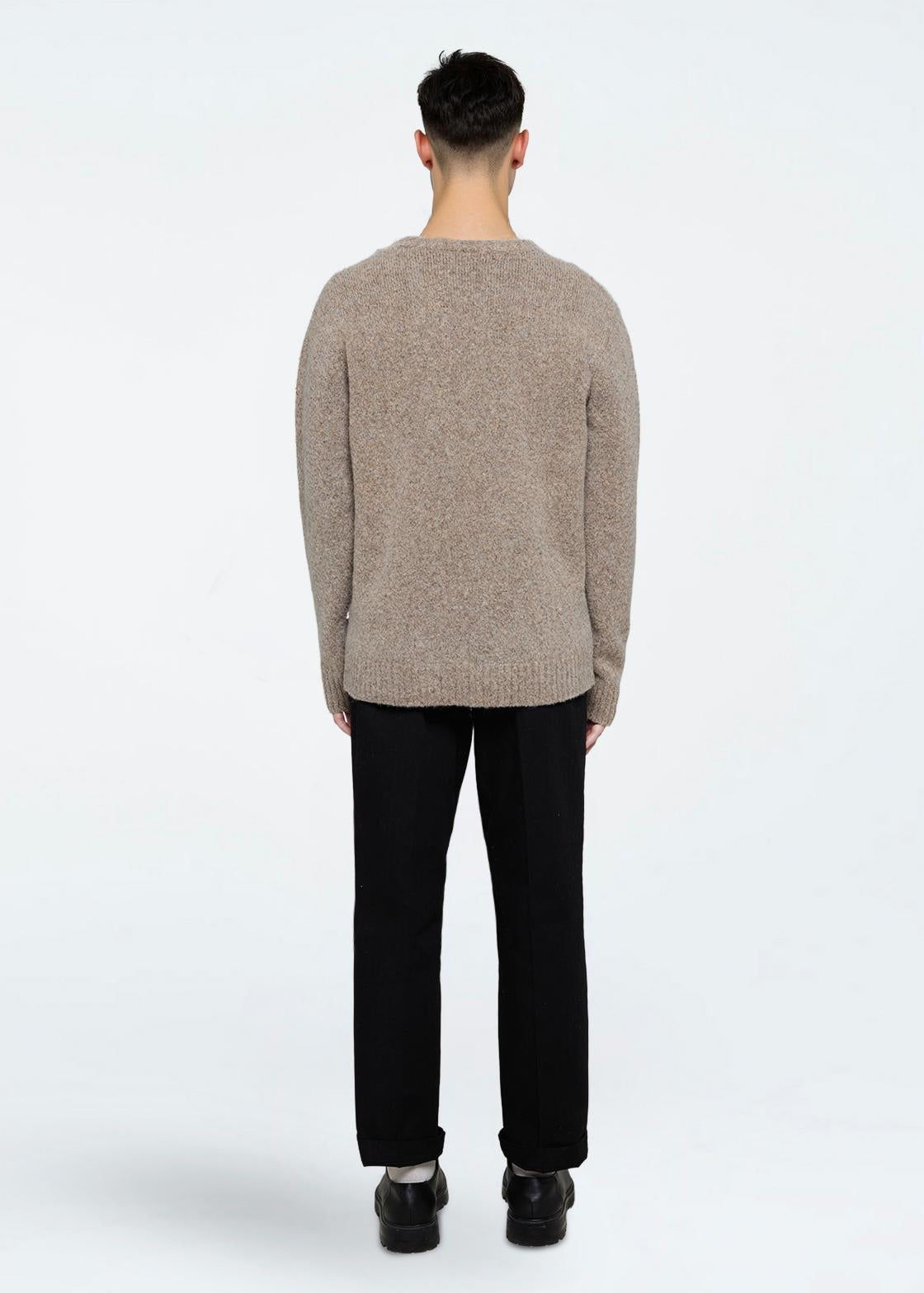 minimum male Roland knit 3815 Jumper 1109M Chinchilla Melange