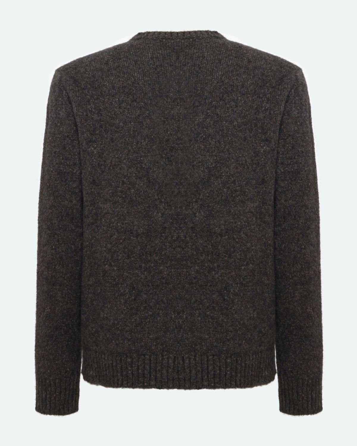 minimum male Roland knit 3815 Jumper 980M Dark Grey Melange