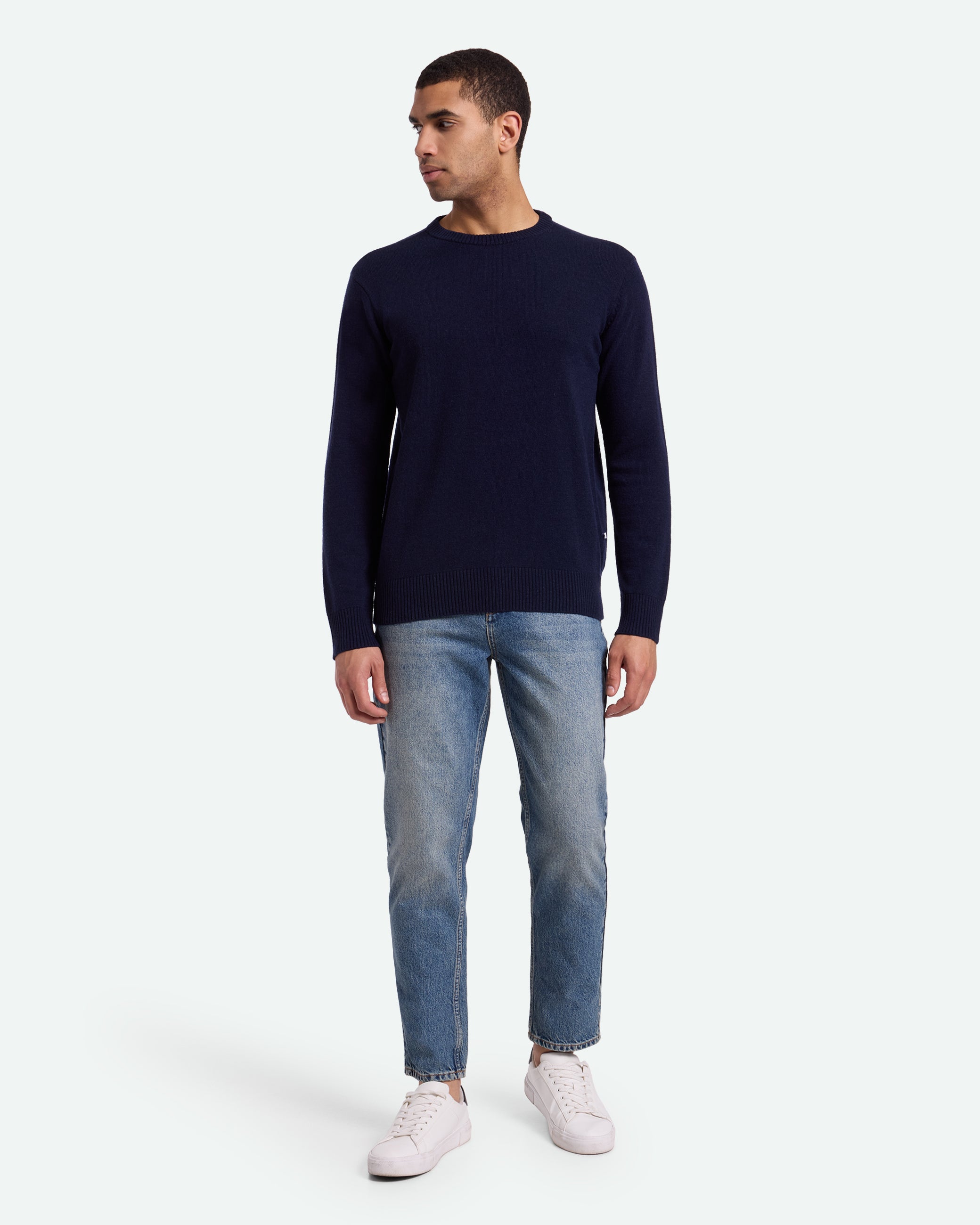 minimum male Roland Jumper 9954 Jumper 687 Navy Blazer